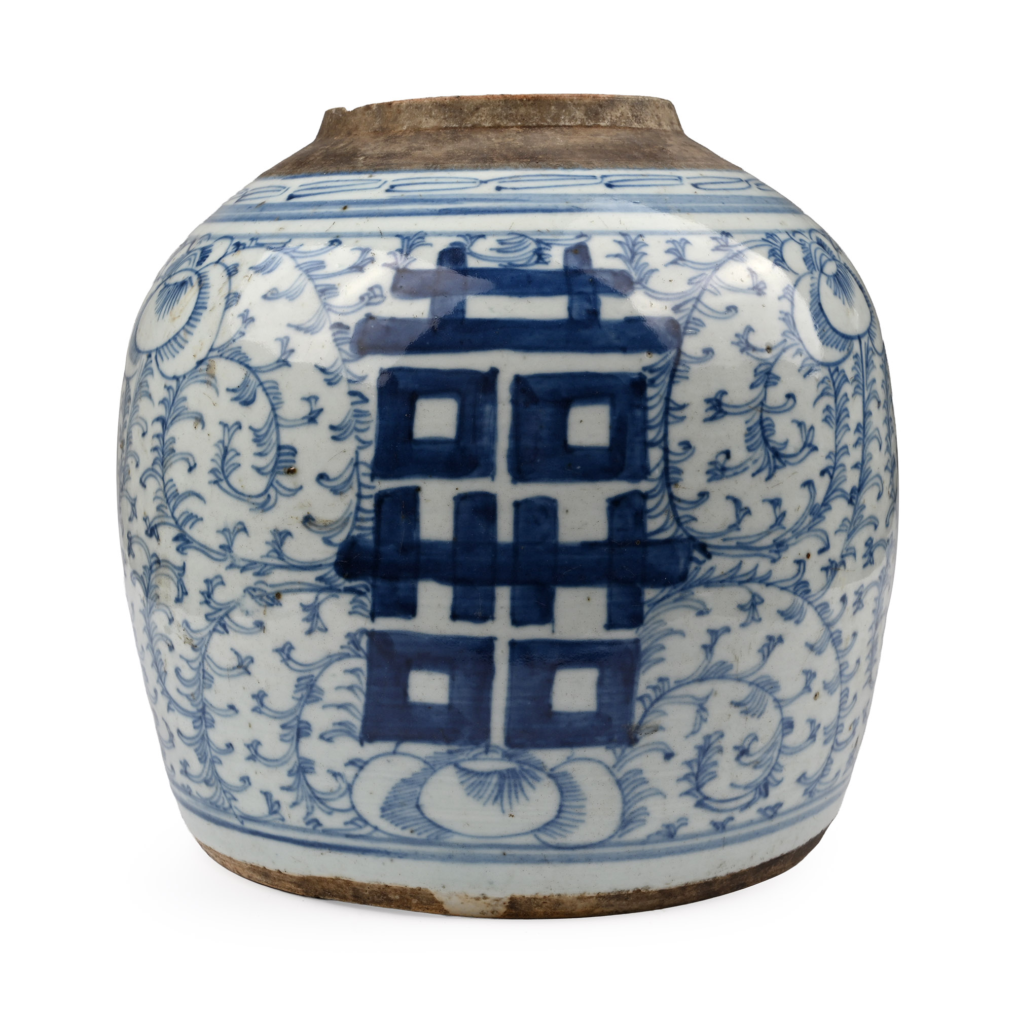 Chinese Blue and White Ginger Jar