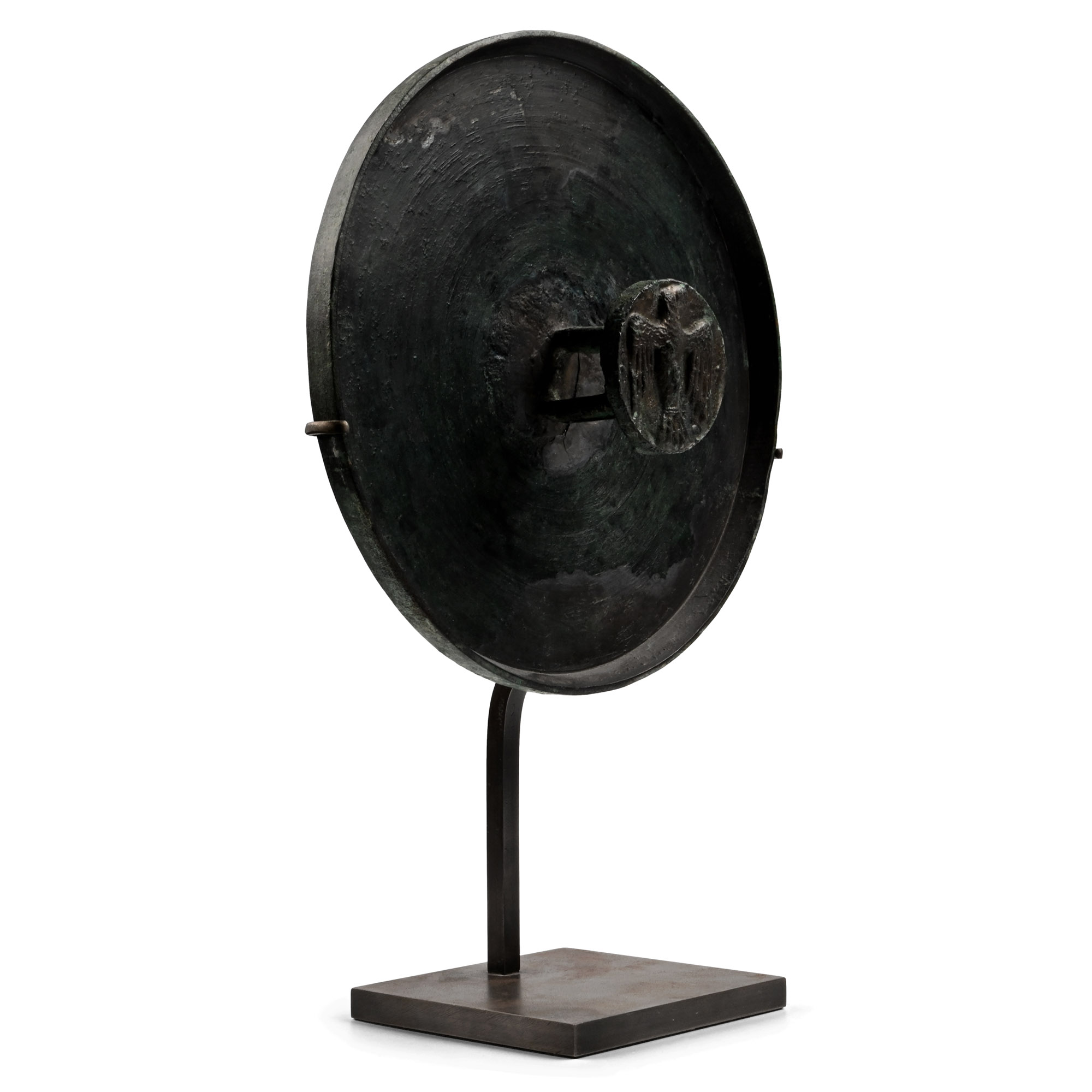 Scythian Bronze Mirror with Eagle Handle