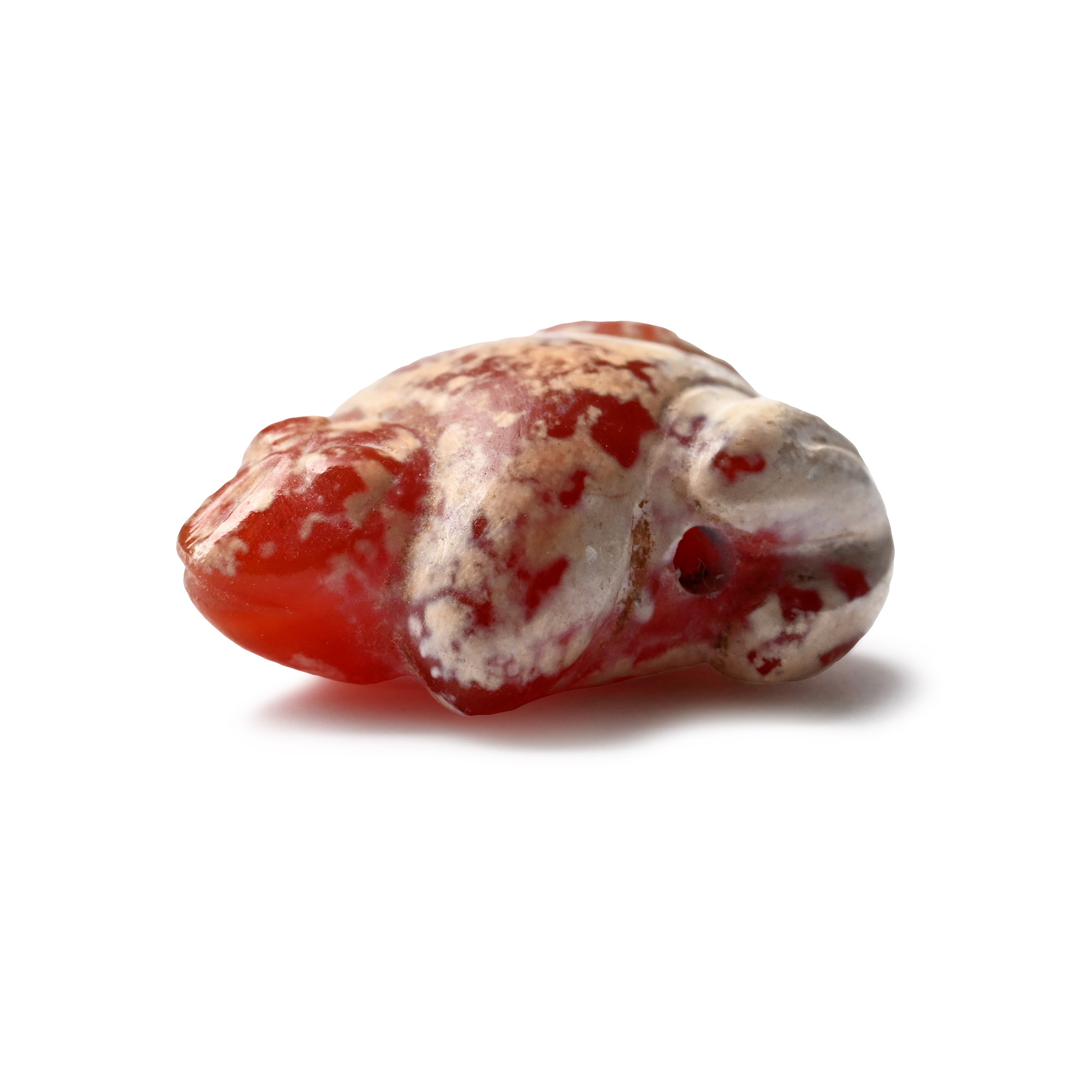 Egyptian Carnelian Frog Amulet