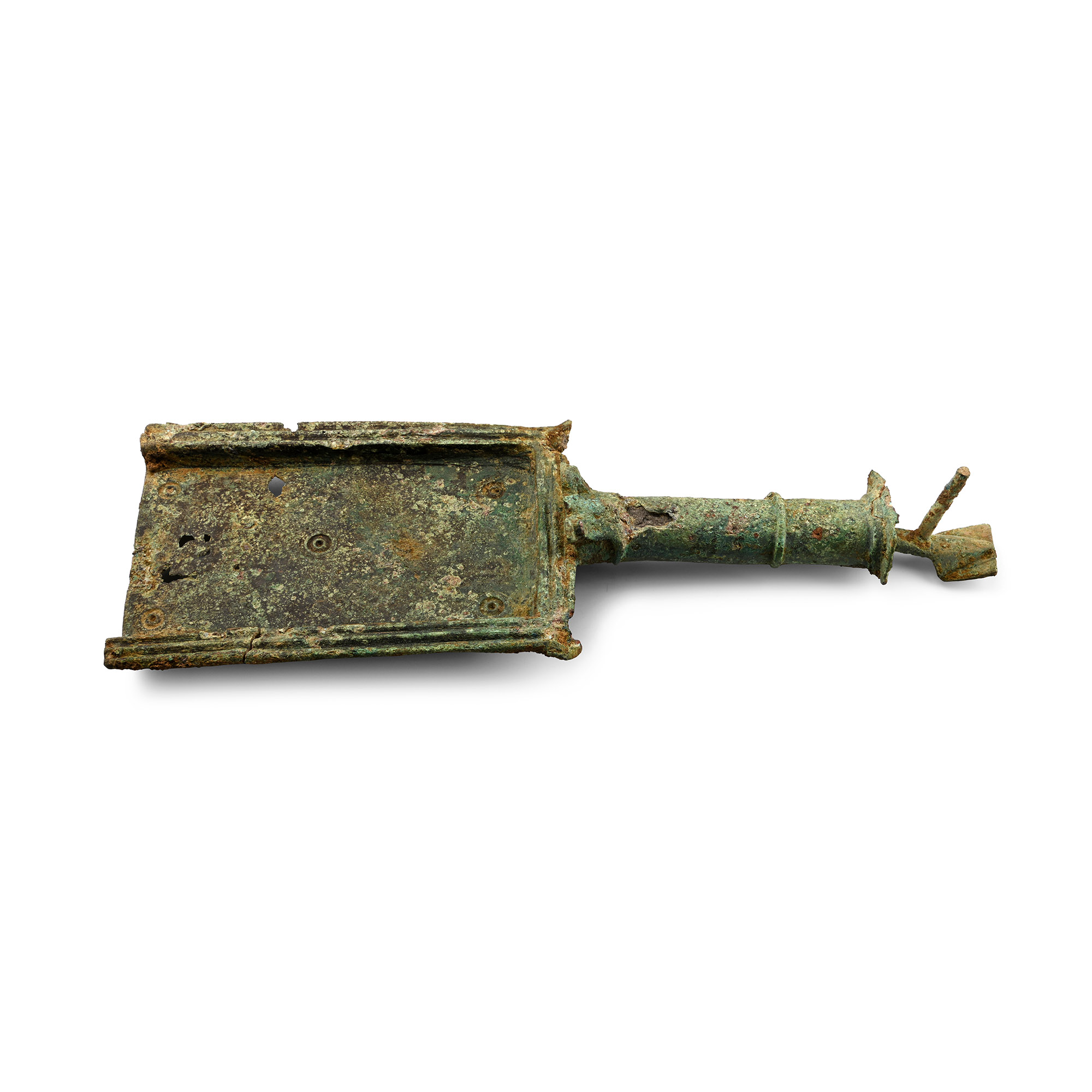 Roman Bronze Batillum Incense Shovel