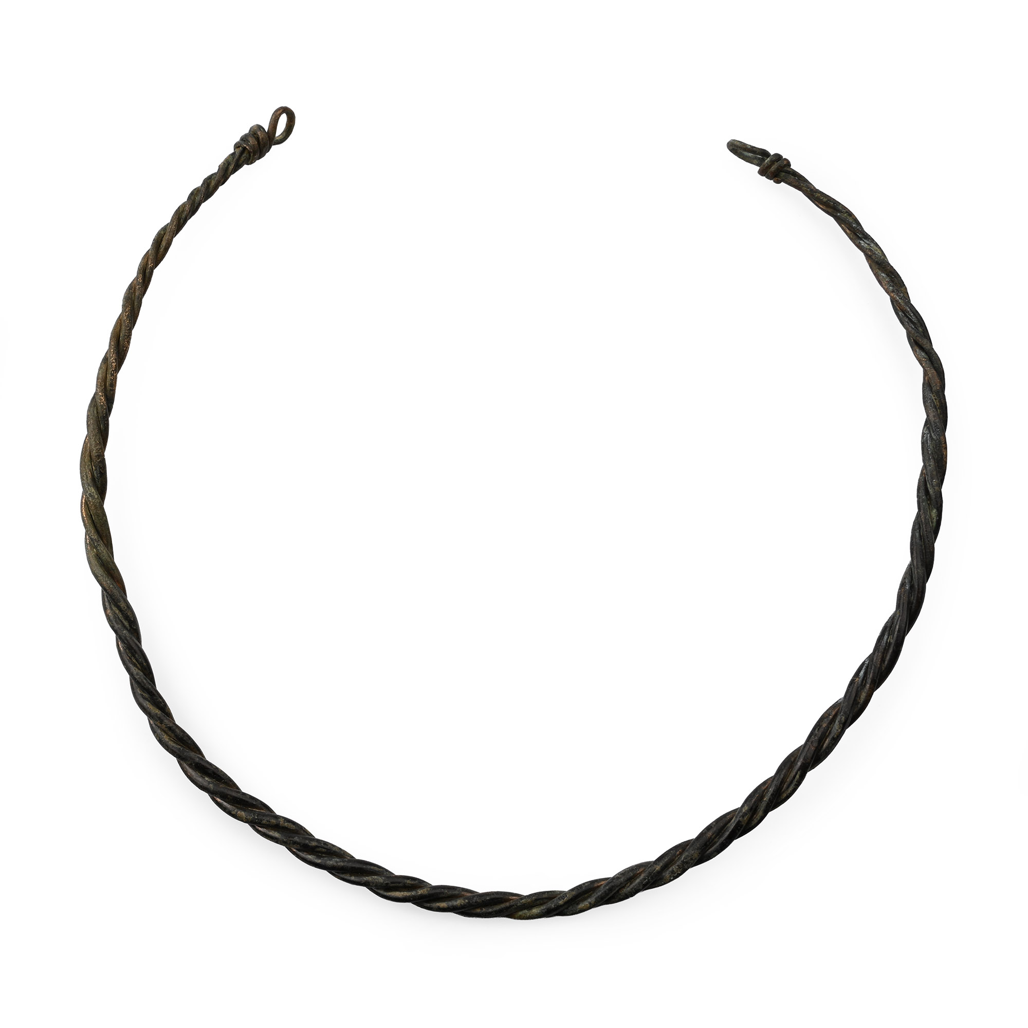 Viking Period Bronze Twisted Neck Torc