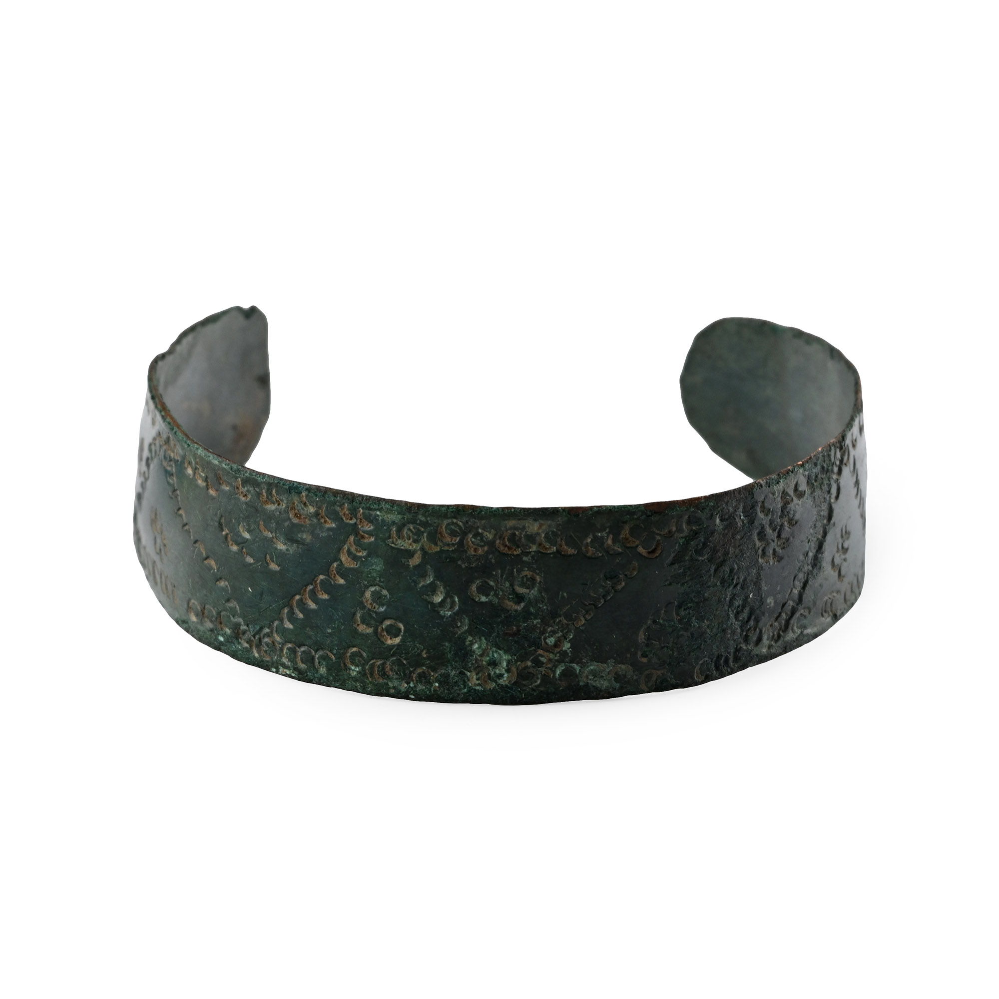 Viking Period Bronze Decorated Bracelet
