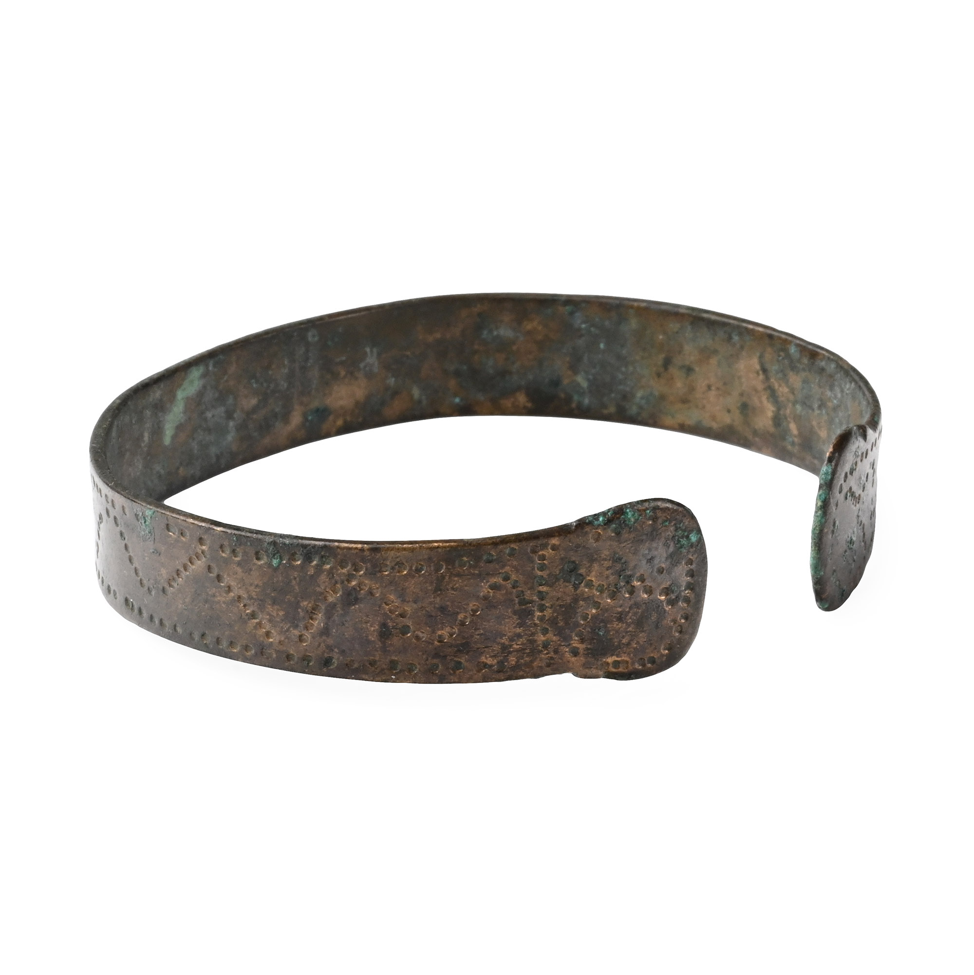 Viking Period Bronze Decorated Bracelet