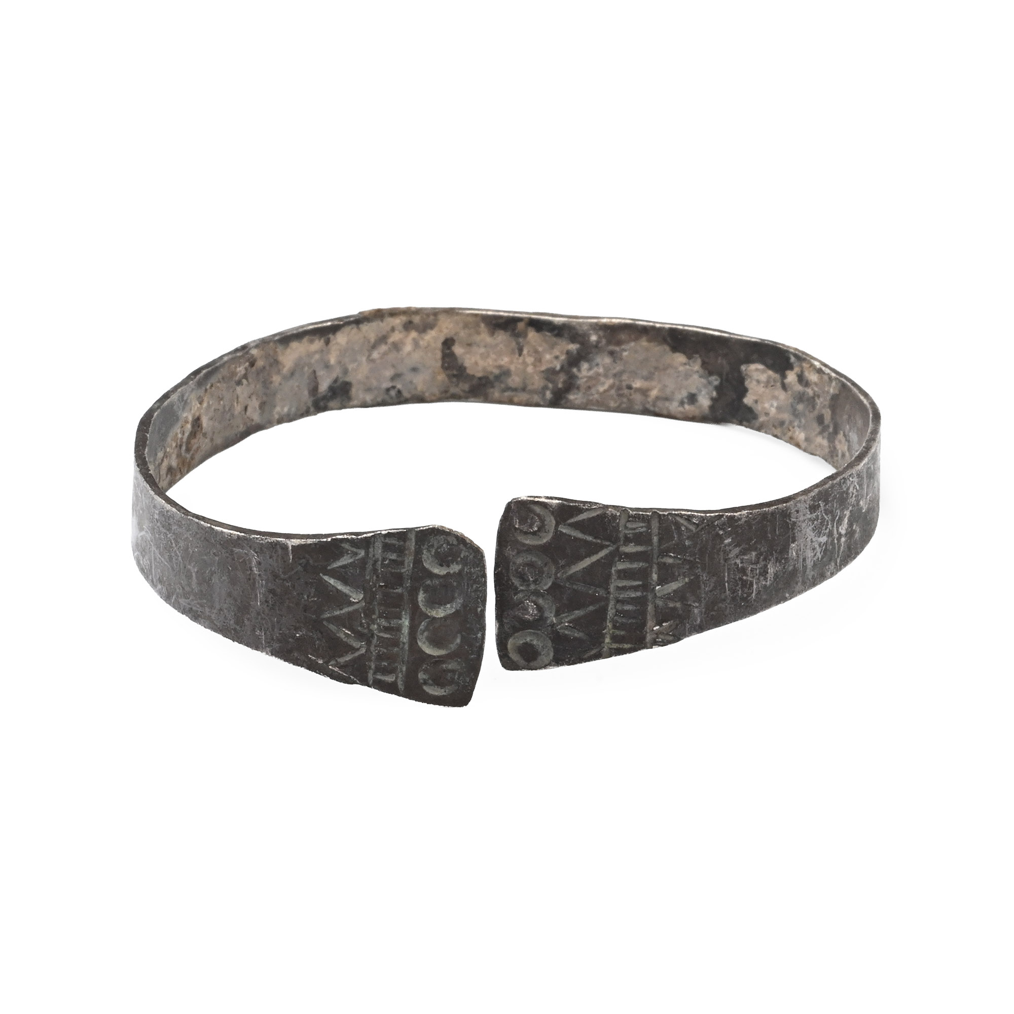 Viking Period Silver Decorated Bracelet