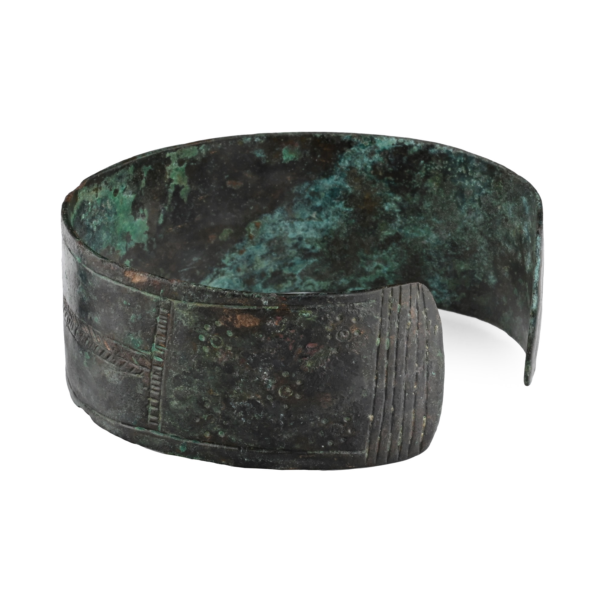 Viking Period Bronze Decorated Bracelet