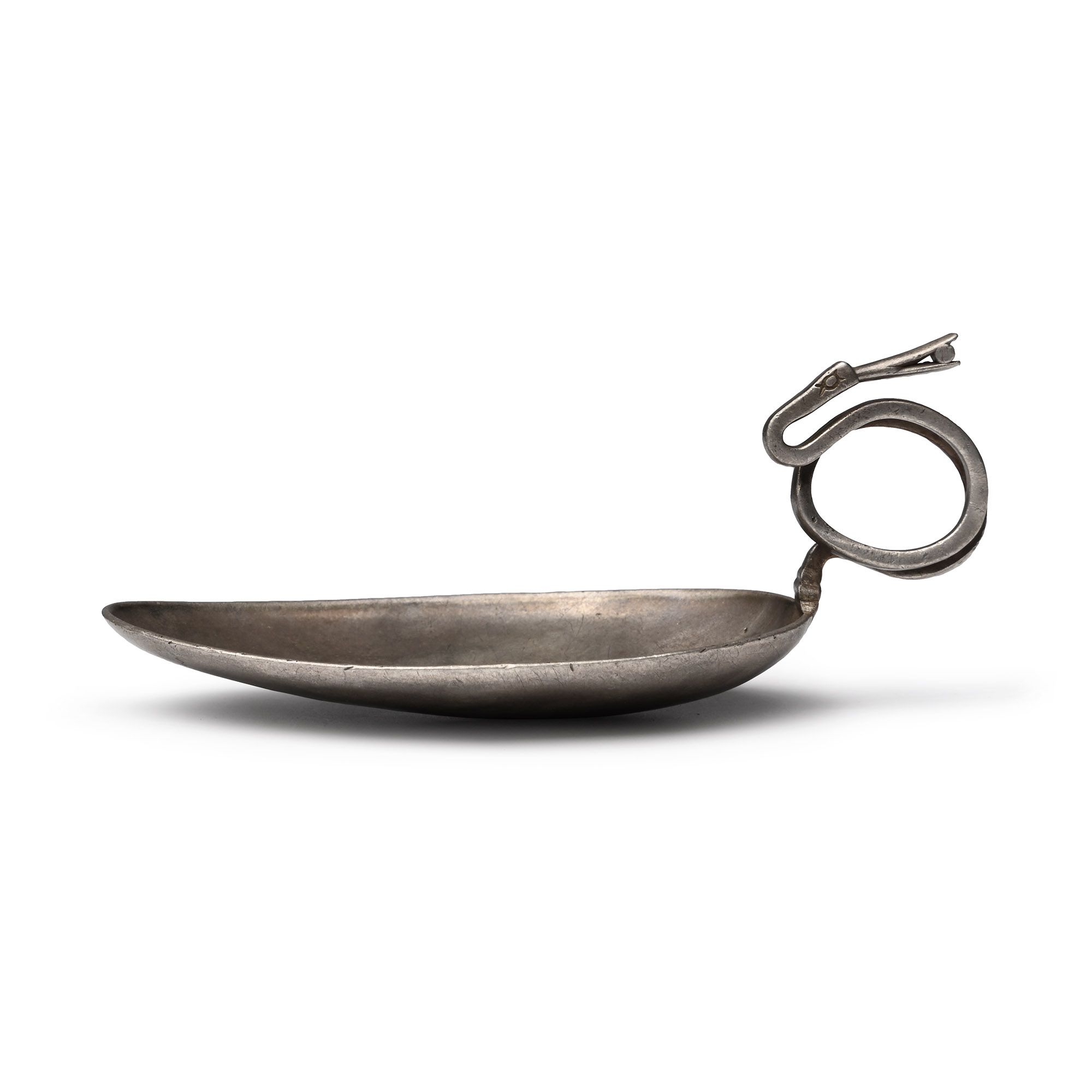 Roman Silver Spoon Property of the God Faunus Cranus