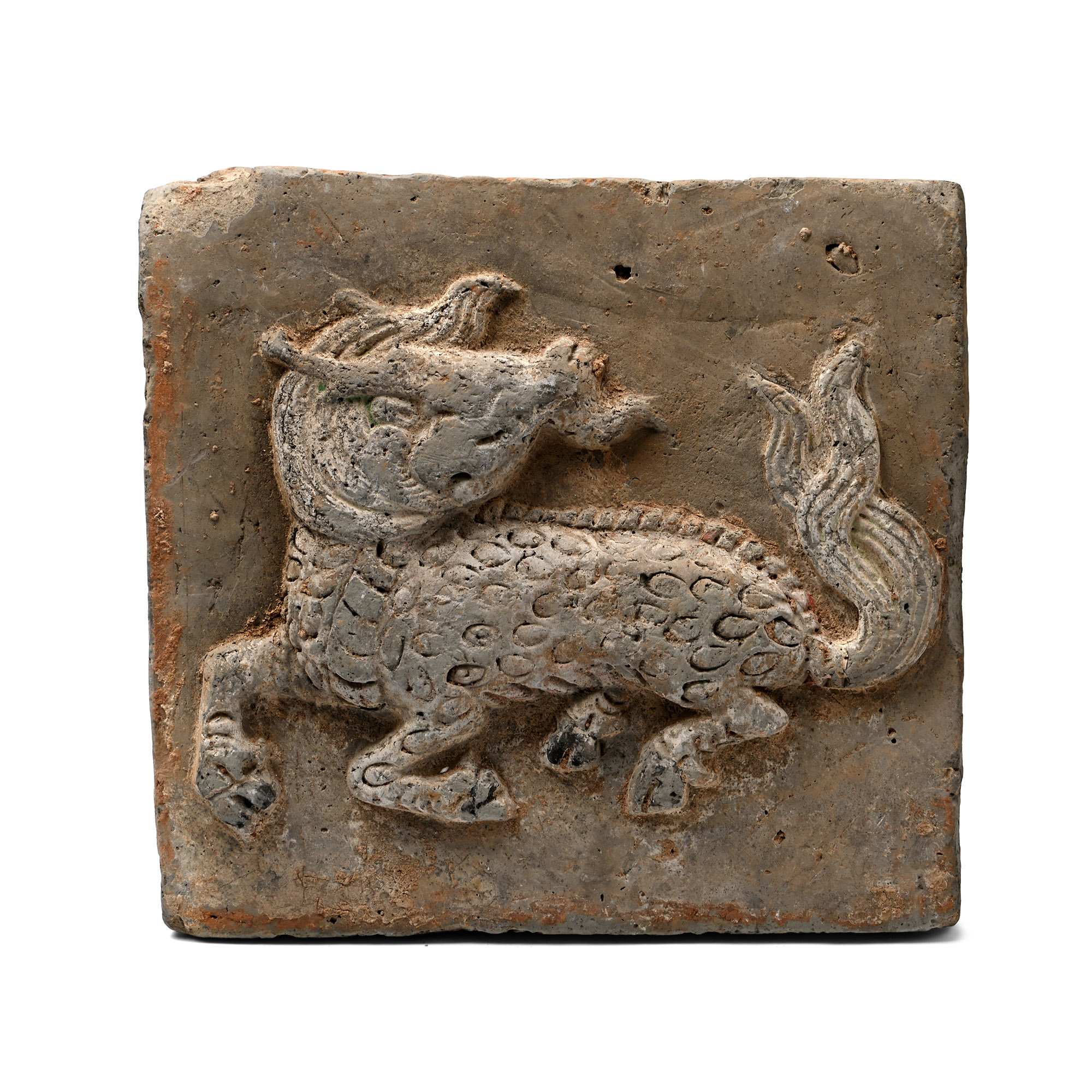 Chinese Song Terracotta Tile with Dragon