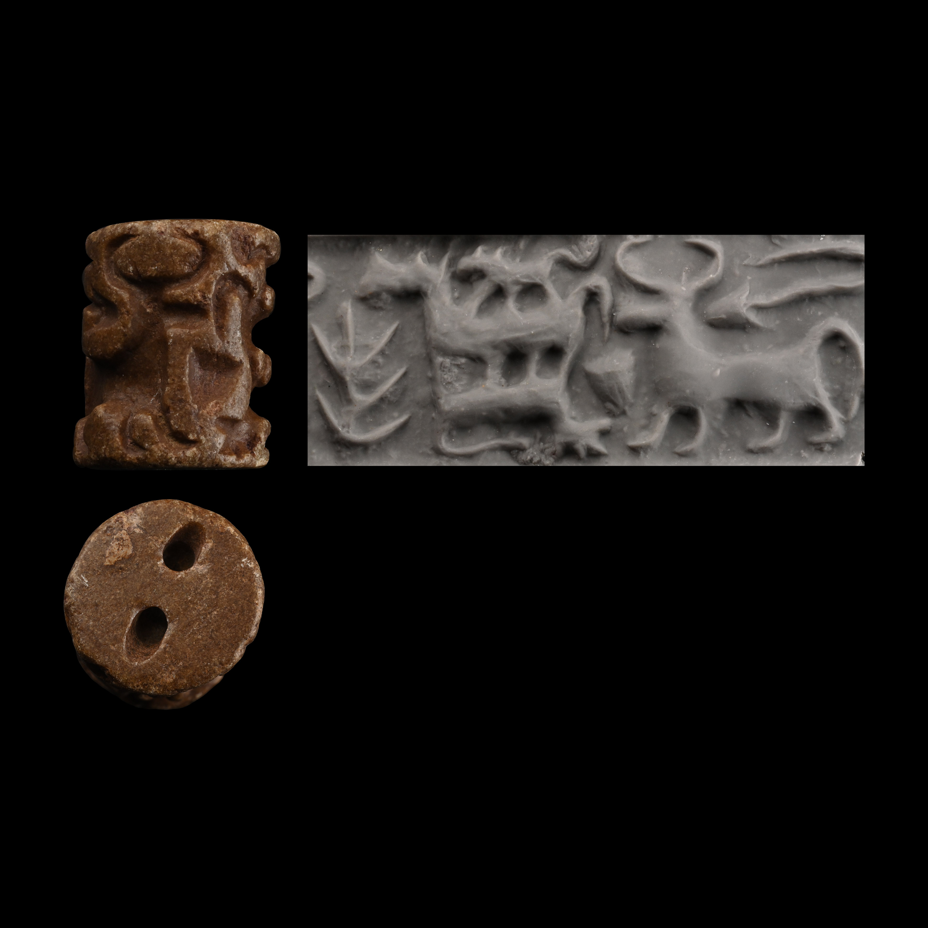 Mesopotamian Stone Cylinder Seal