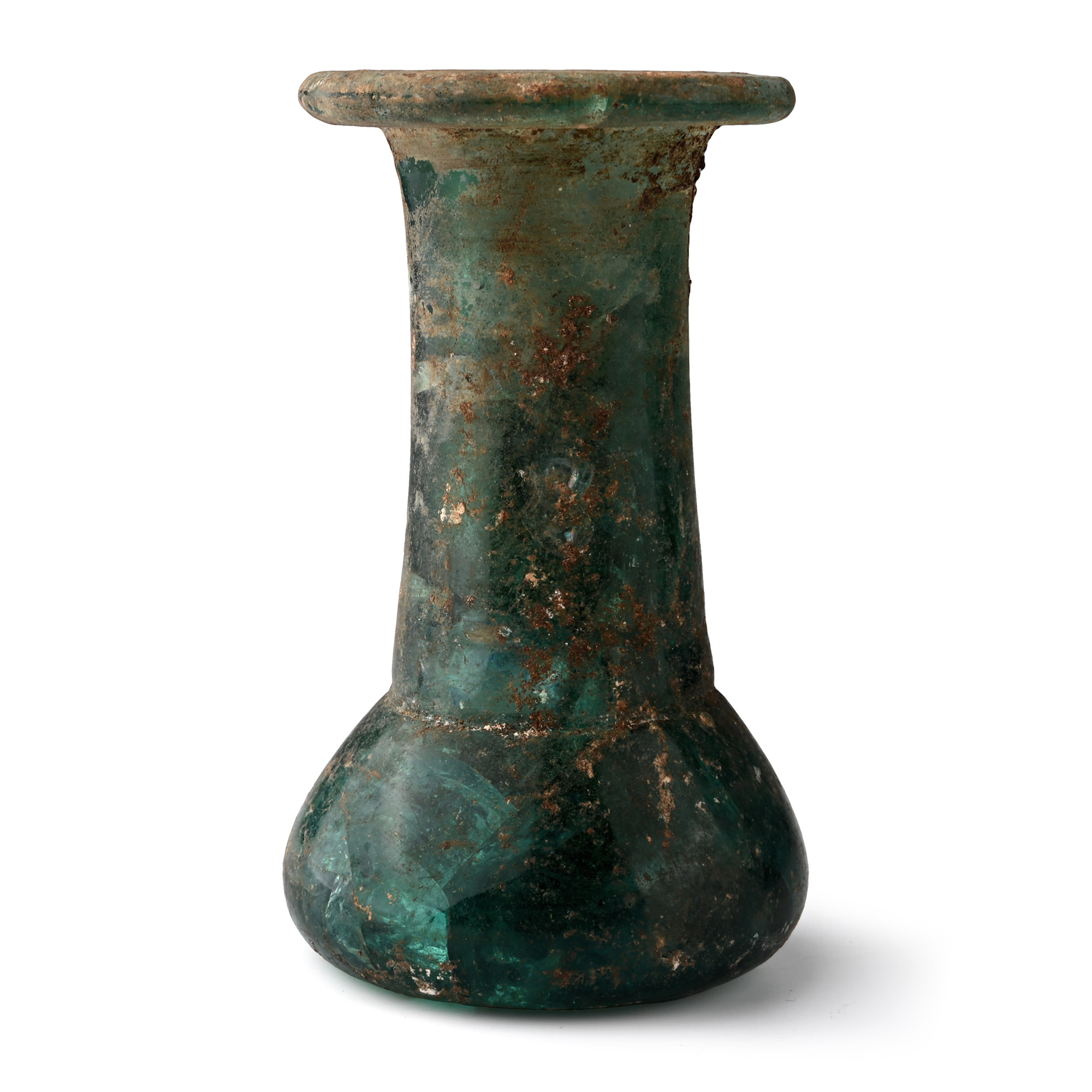 Roman Cast Glass Cotton Reel Vessel