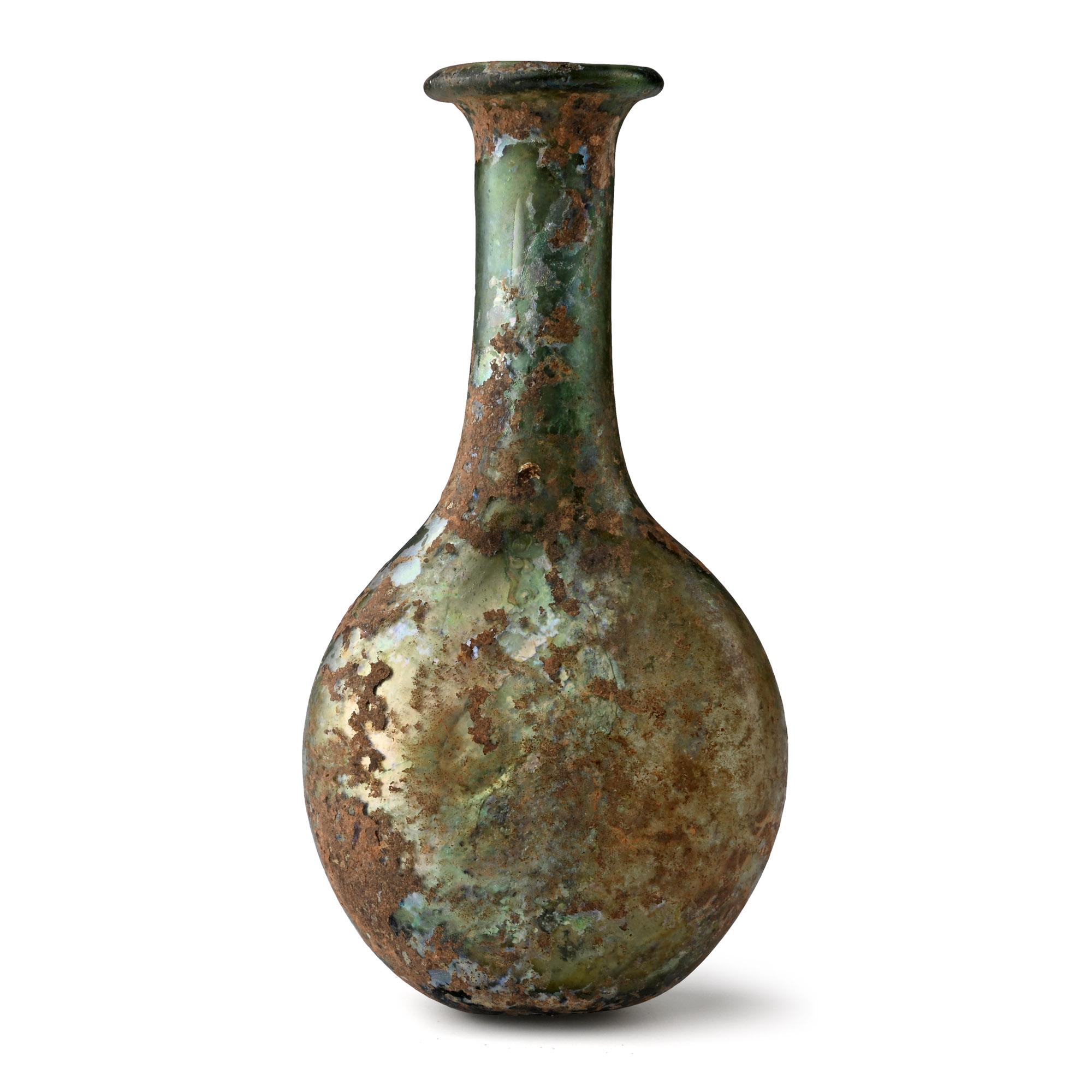 Roman Glass Pilgrim's Flask
