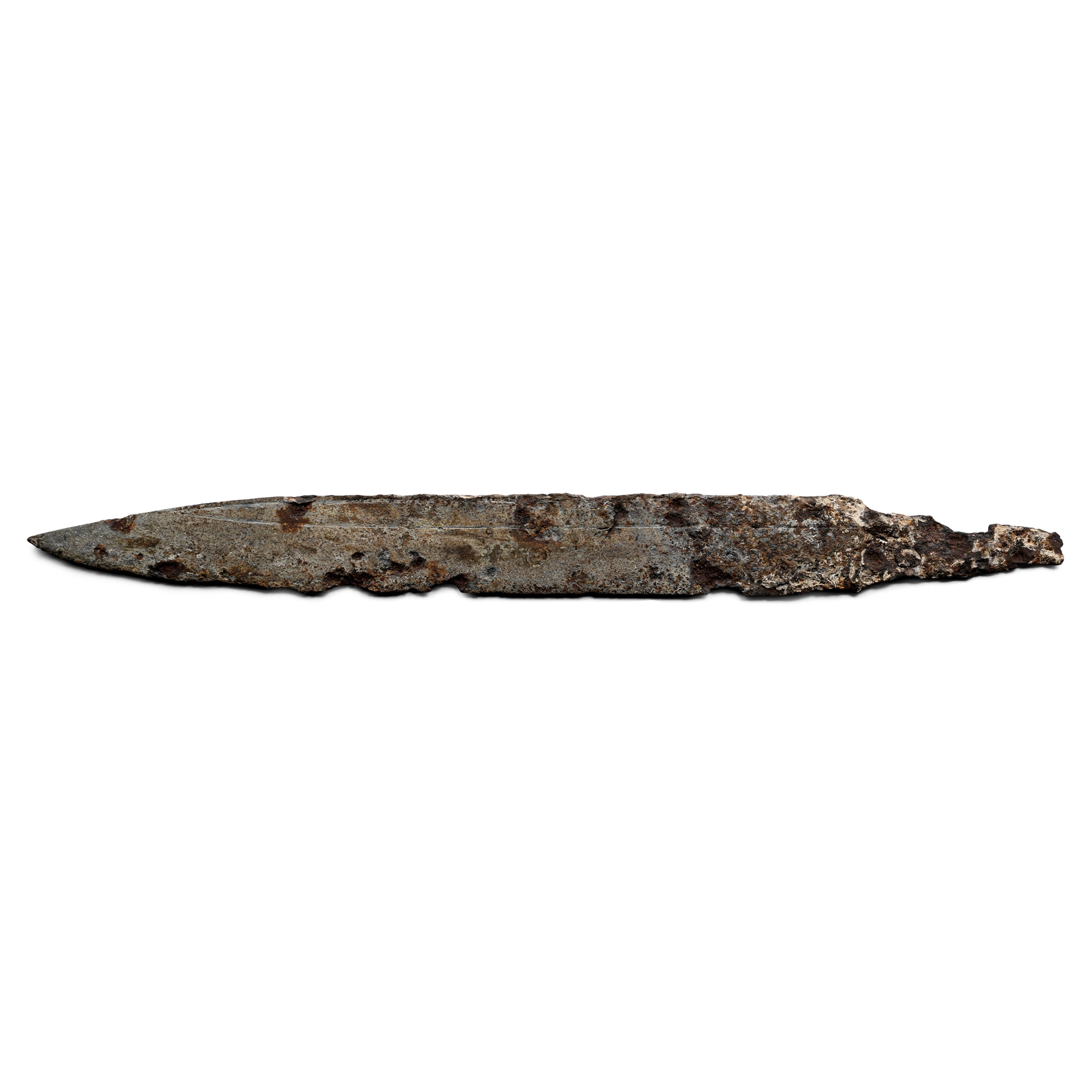 Large Saxon Iron Seax with Single-Edged Blade