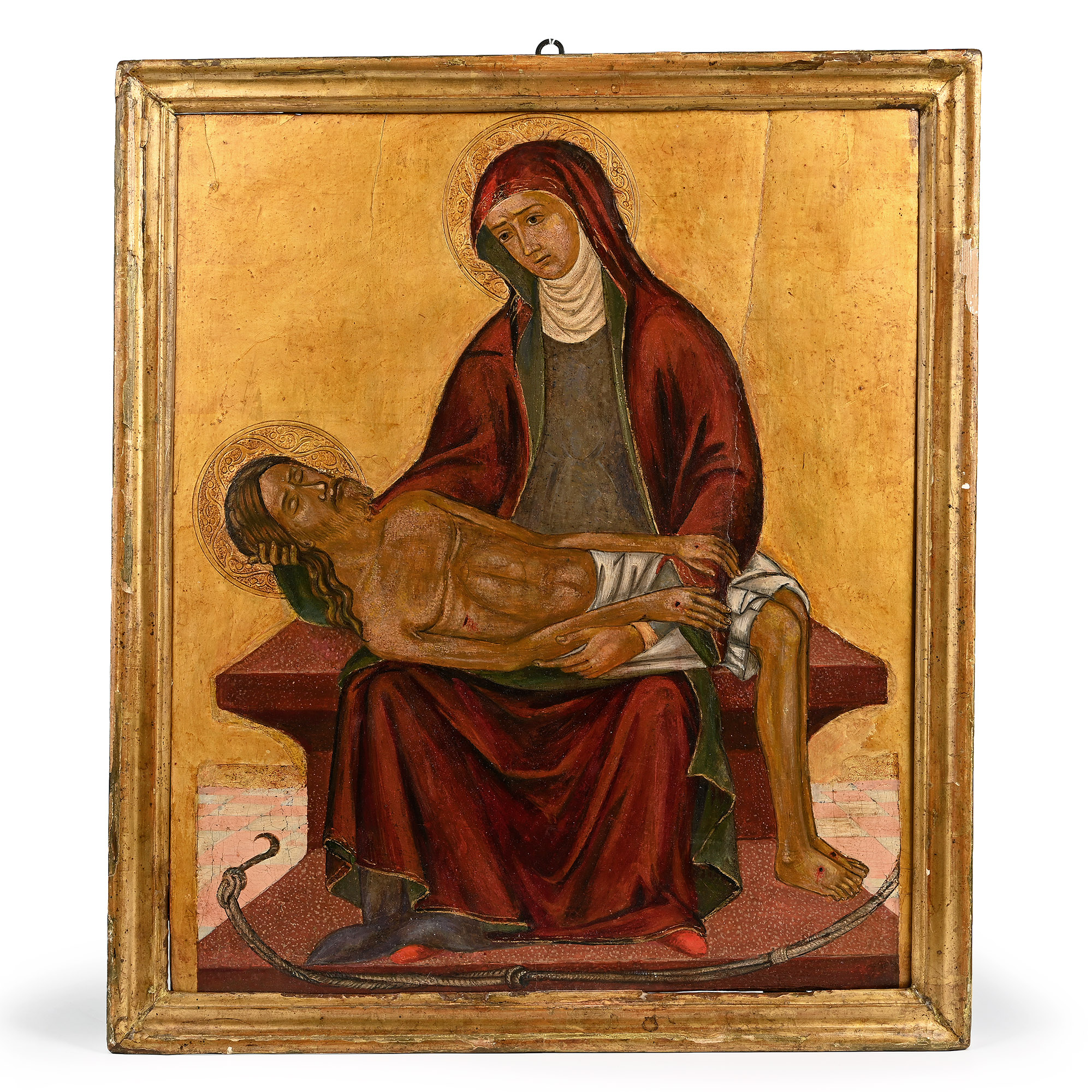 Large Veneto-Cretan Icon of the Pieta