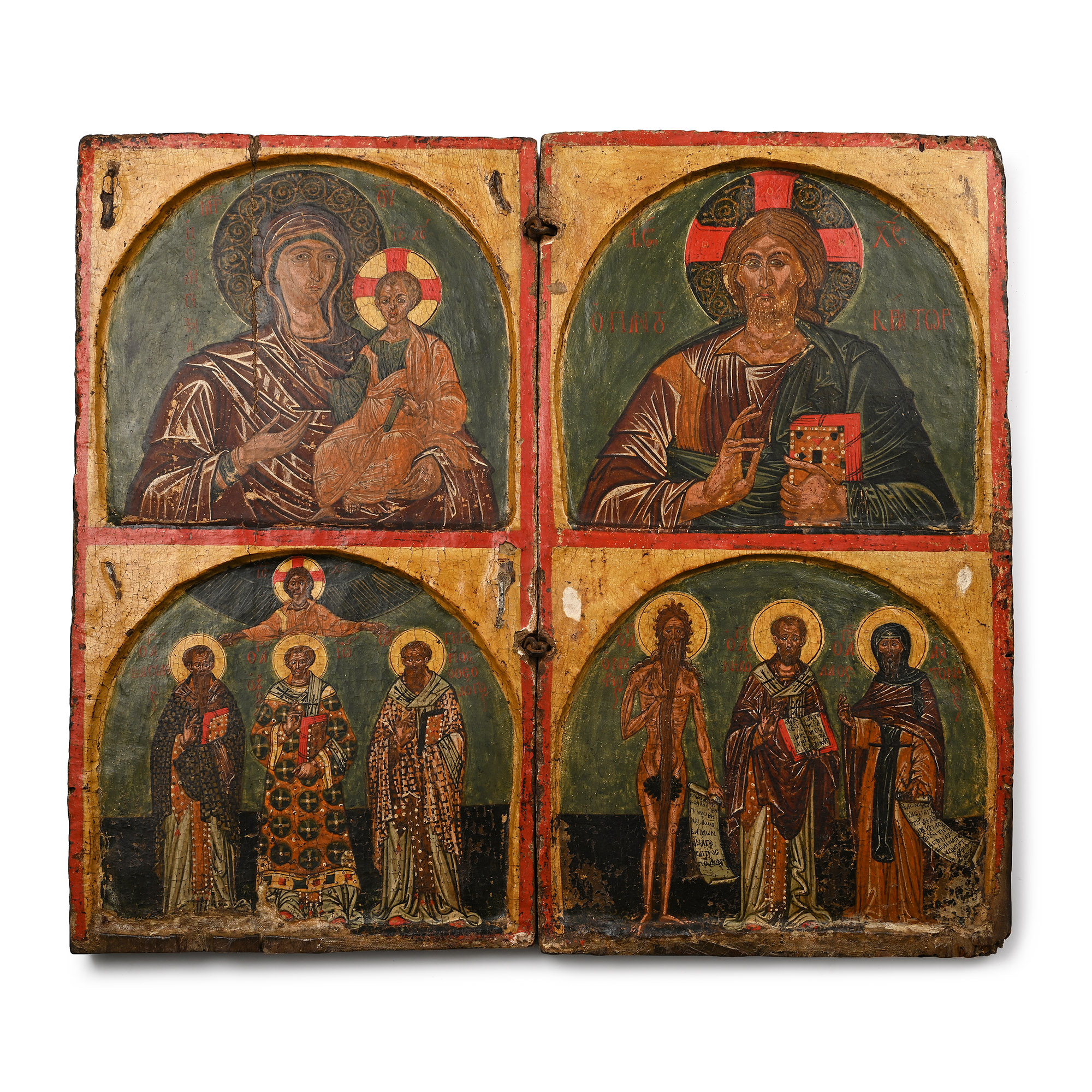 Large Diptych of the Mother of God as Hodegetria
