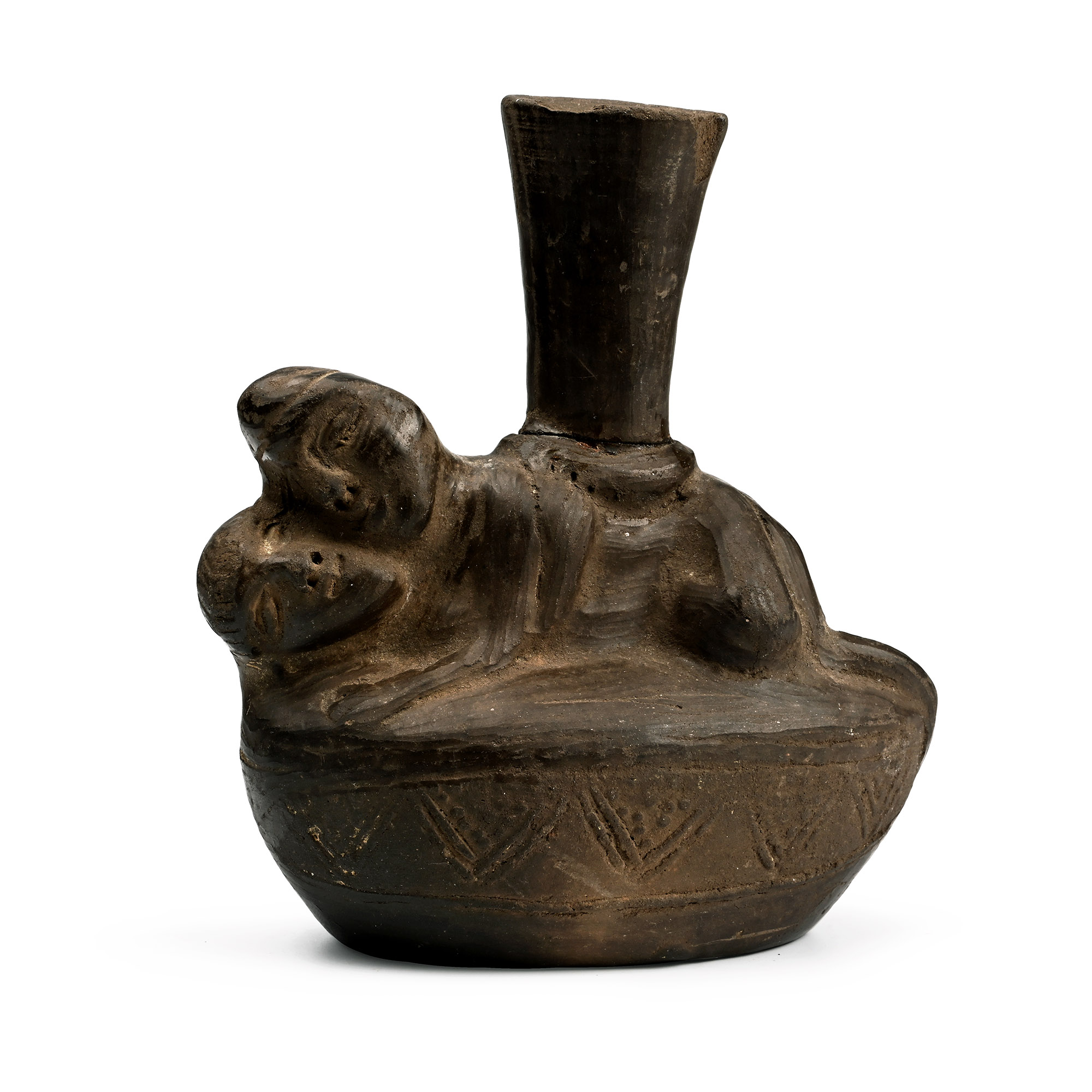 Pre-Columbian Ceramic Erotic Vessel