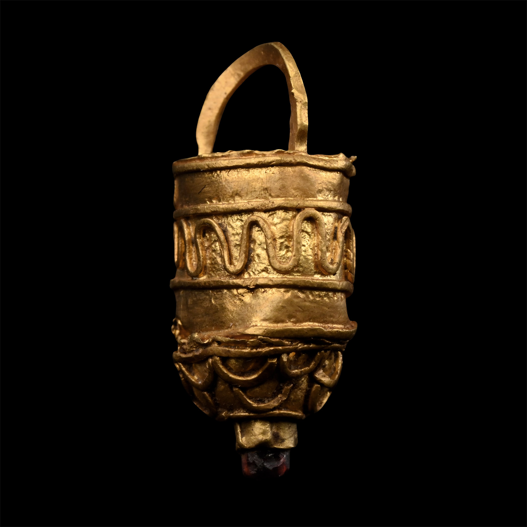 Pre-Viking Gold Aroma Bucket Pendant