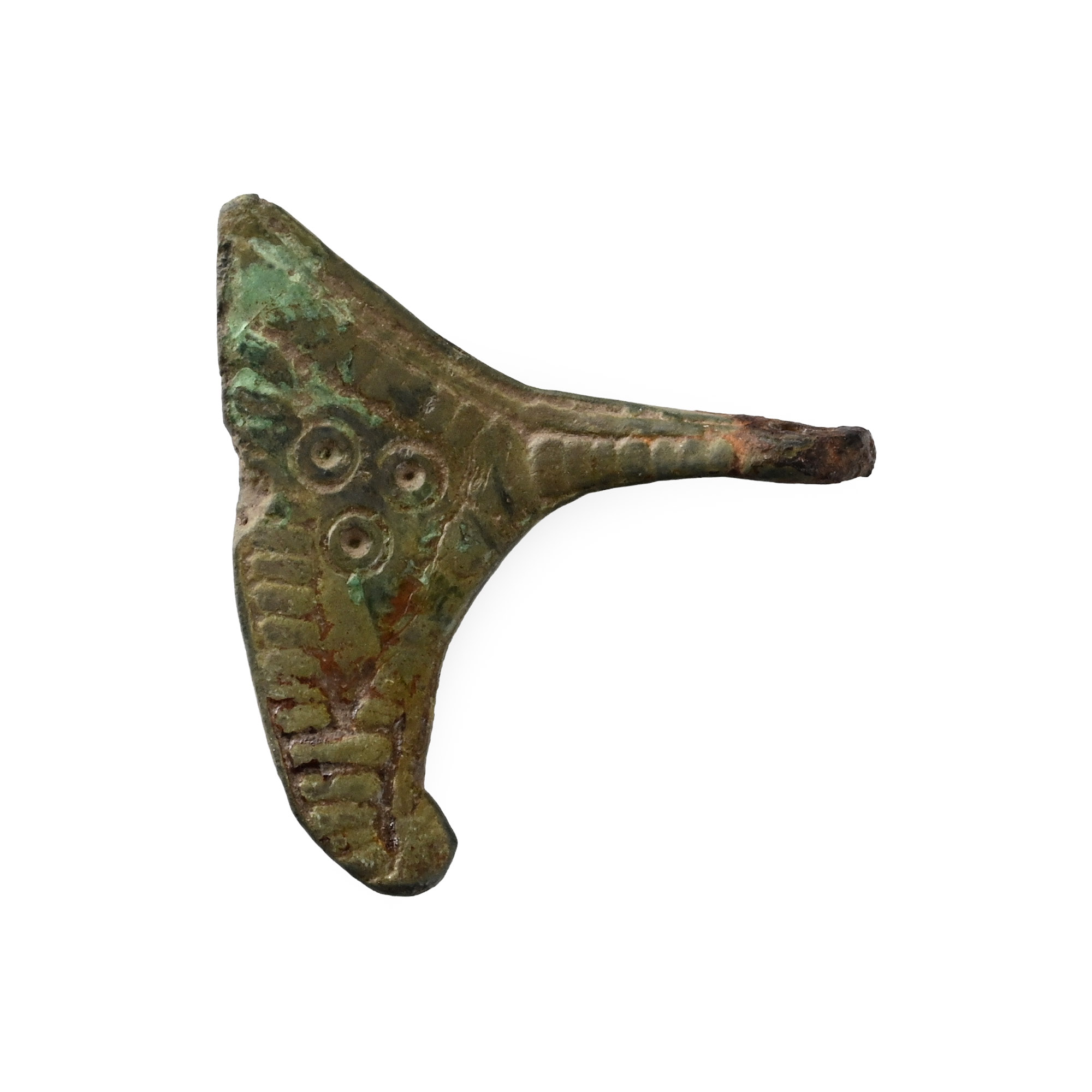 Viking Age Bronze Decorated Axe Pendant