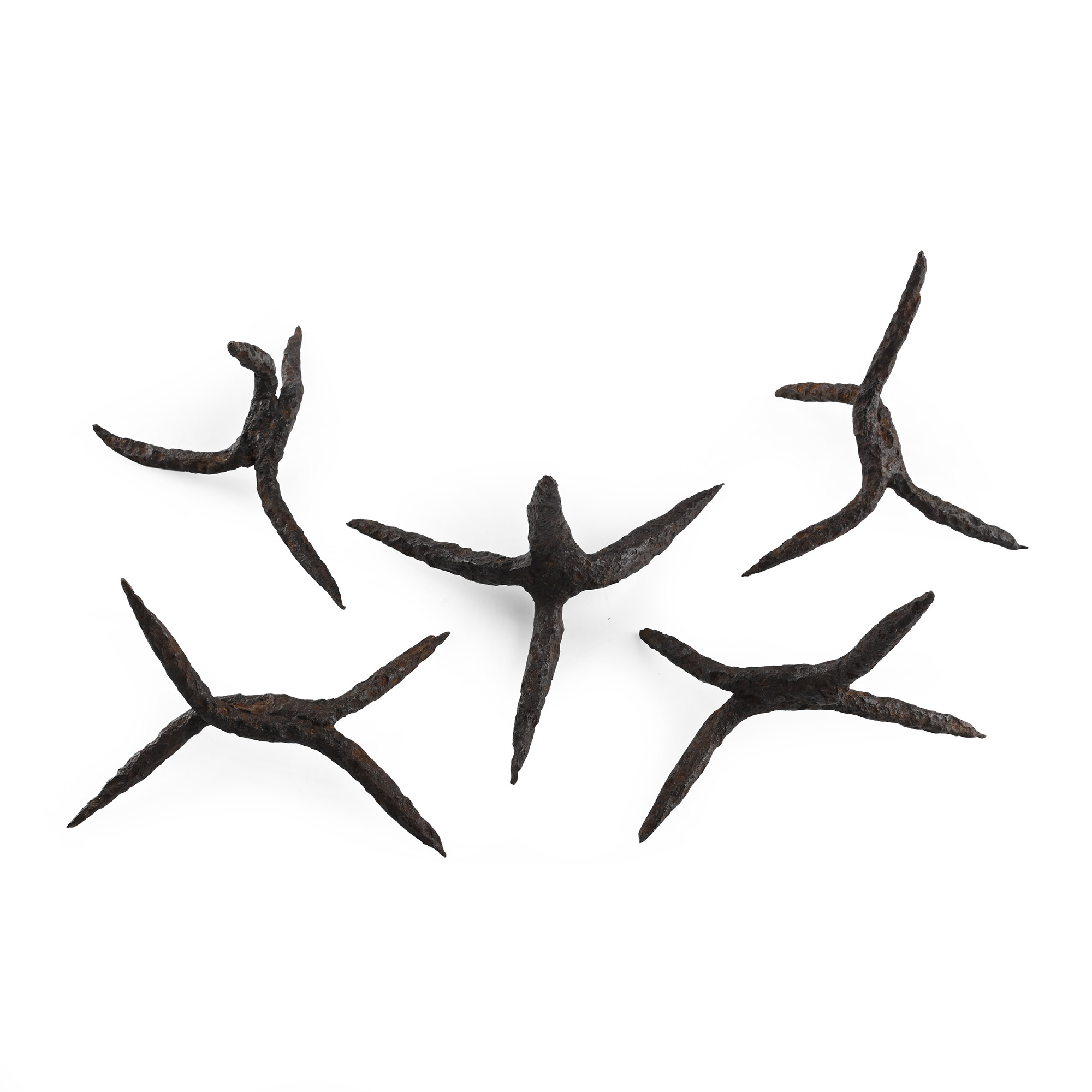 Medieval Iron Anti-Cavalry Caltrop Group