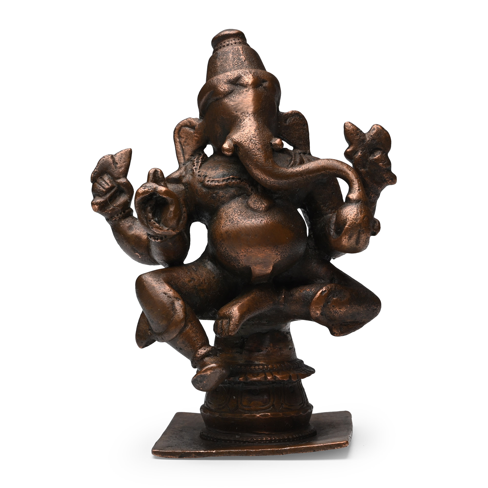 Copper-alloy Statue of Seated Ganesh
