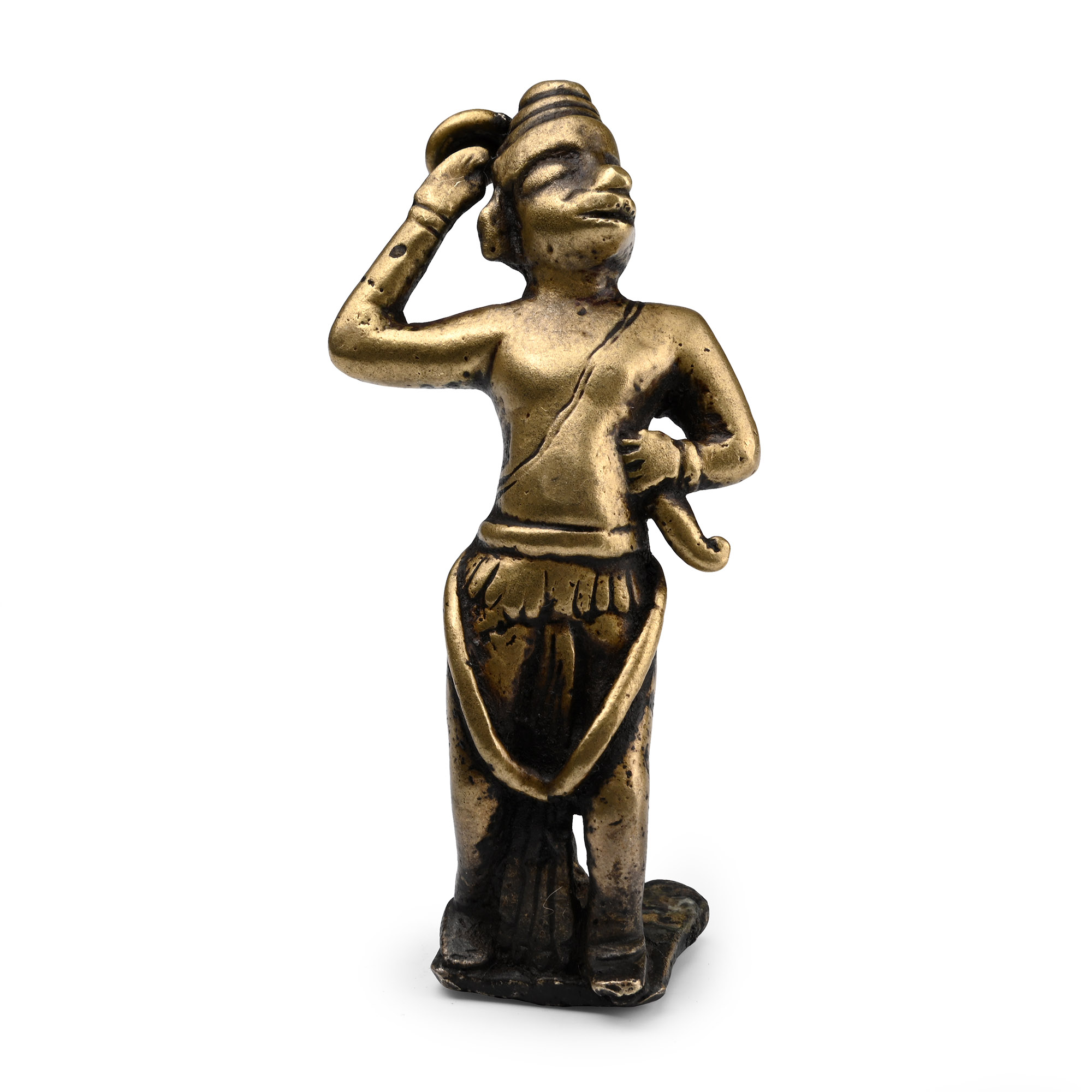 Copper-alloy Hanuman Figure with Two Tails