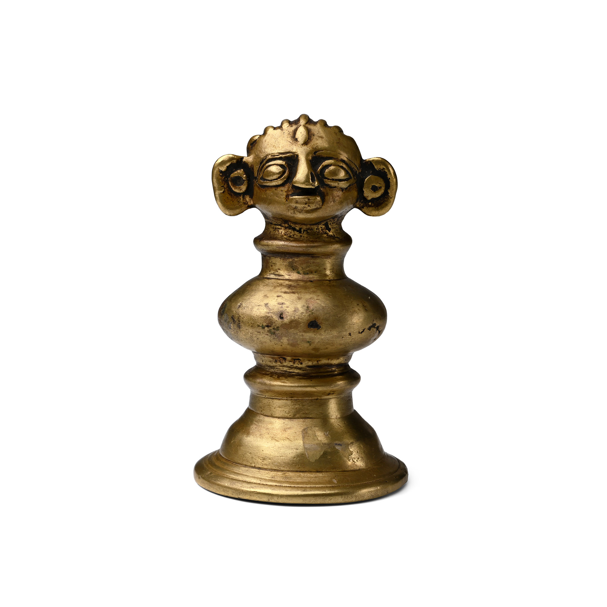 Copper-alloy Goddess Gauri Head
