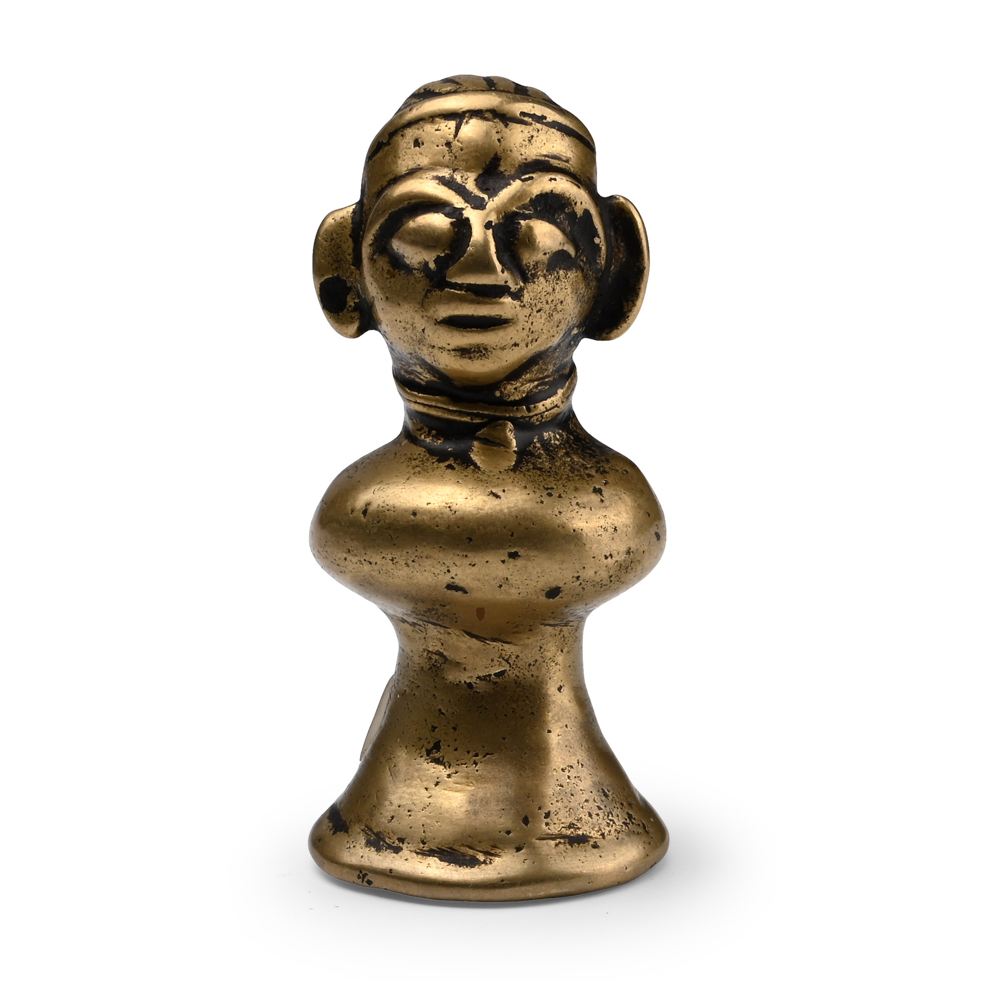 Copper-alloy Goddess Gauri Head