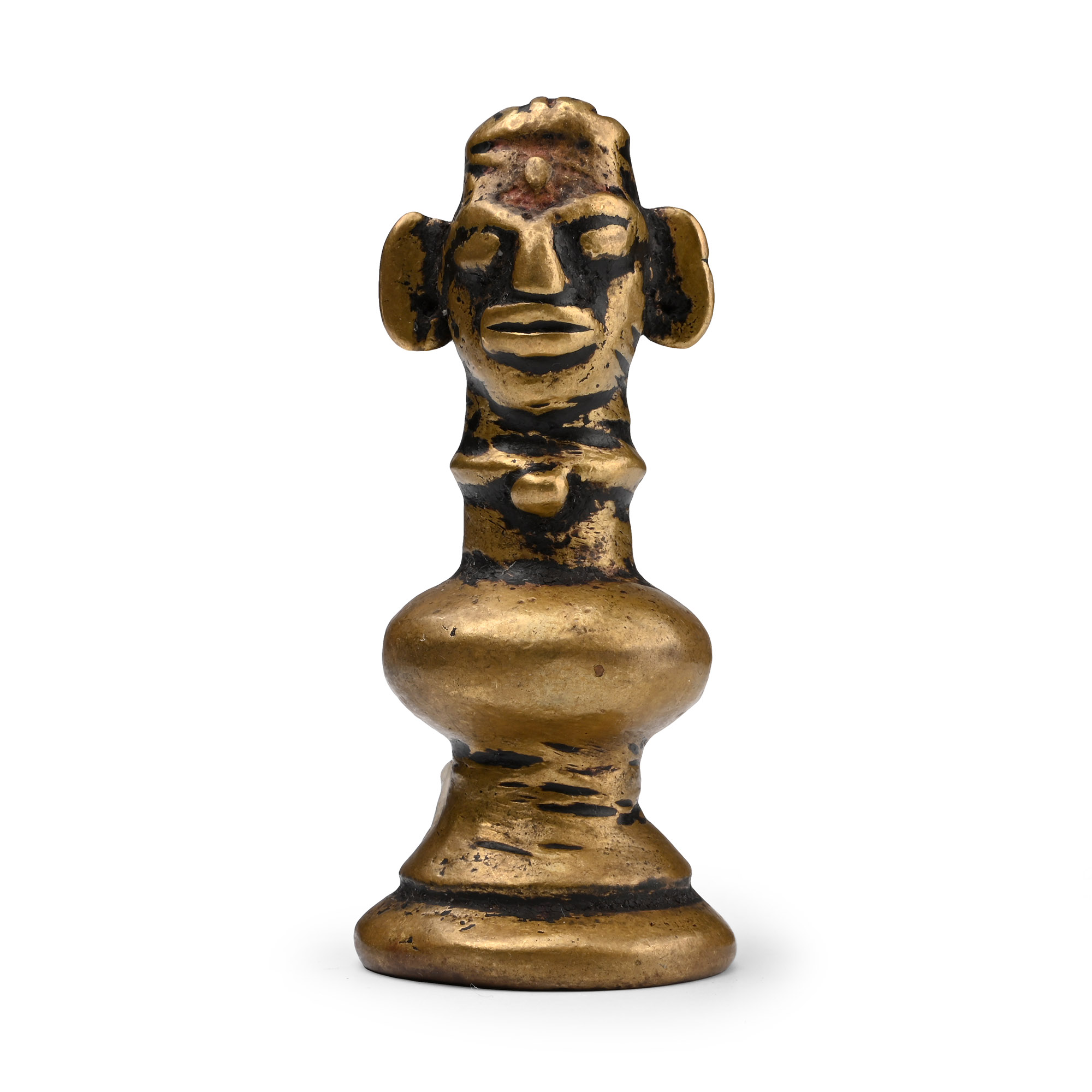 Copper-alloy Goddess Gauri Head