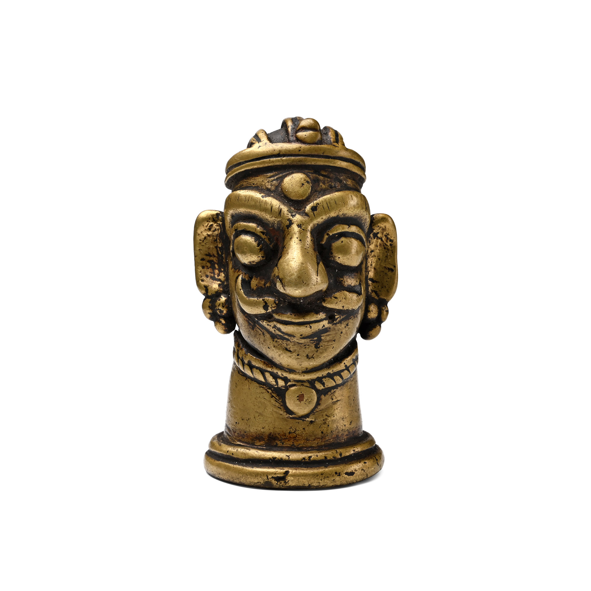 Copper-alloy Shiva Mukhalinga