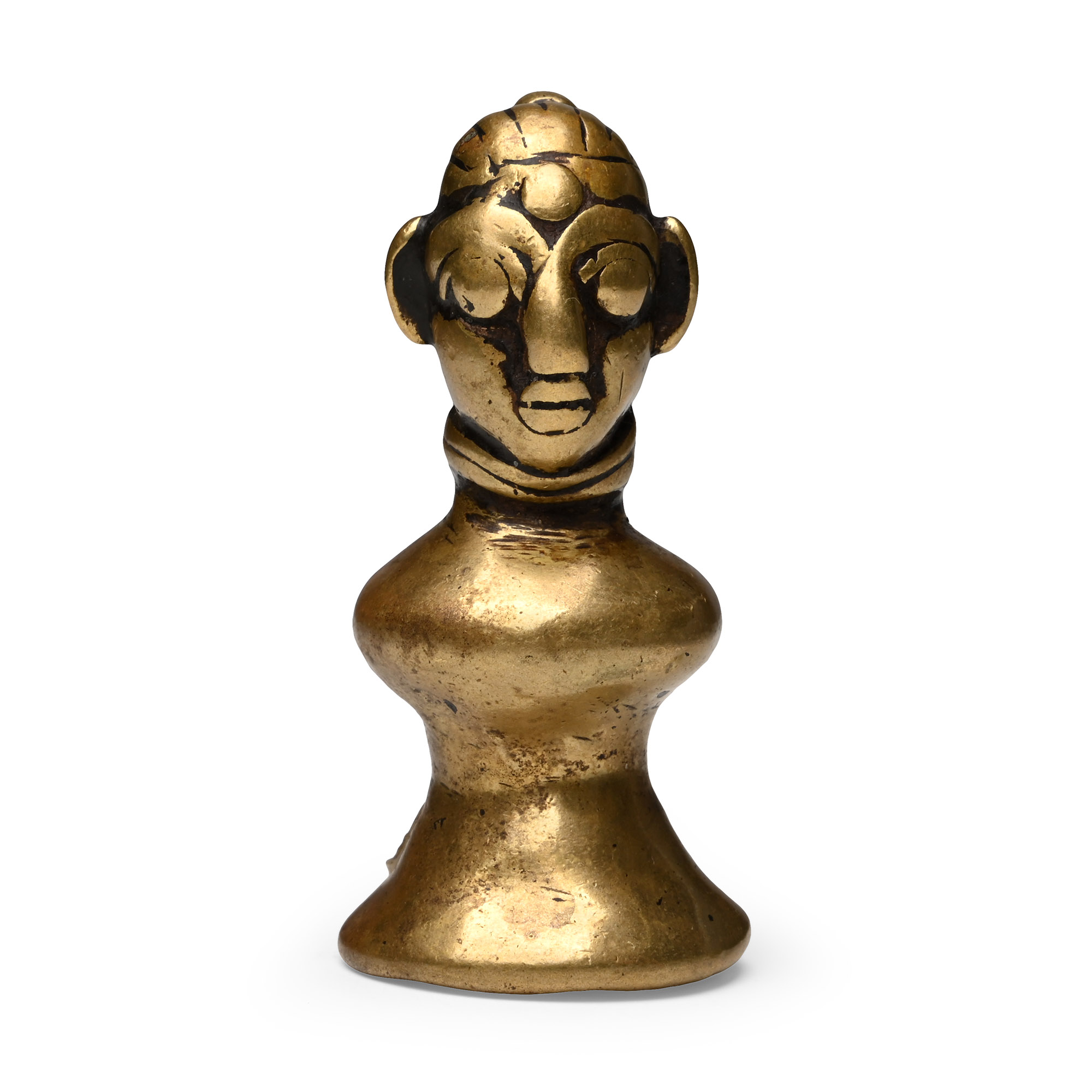 Copper-alloy Goddess Gauri Head