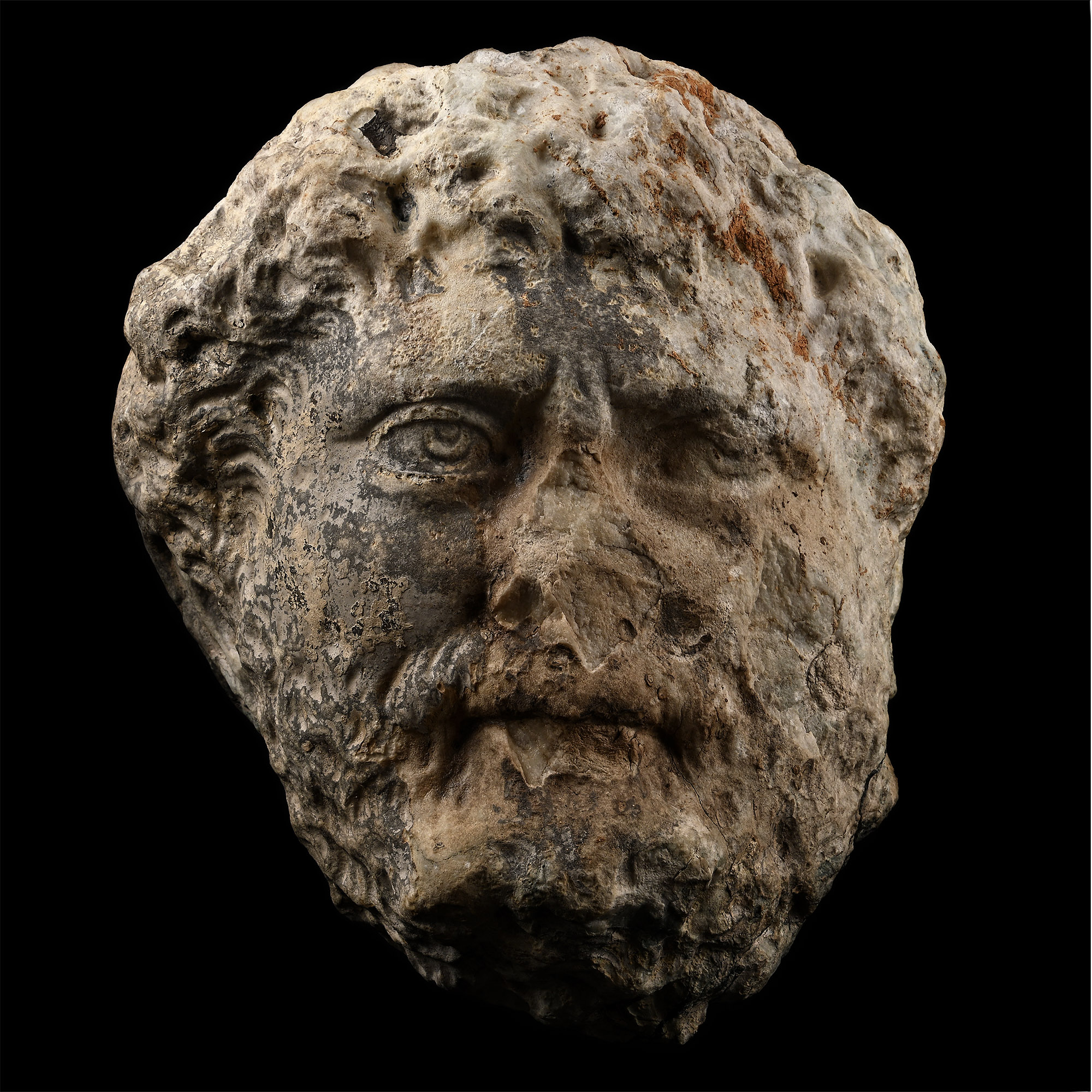 Life-Size Roman Marble Head