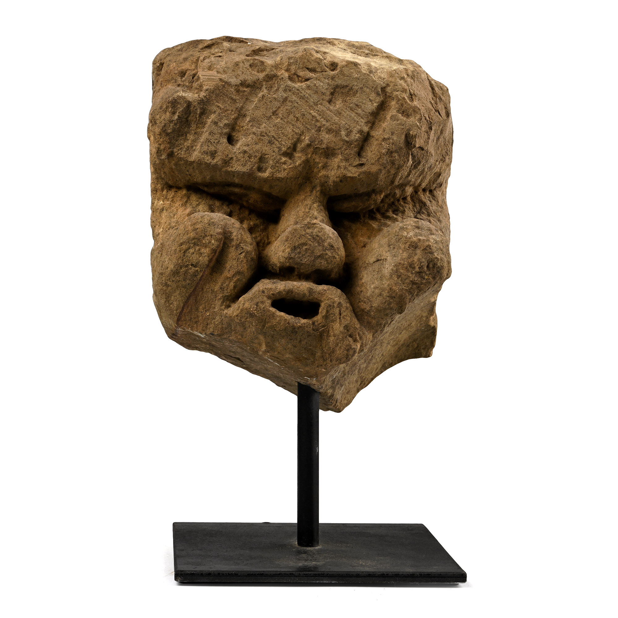 Medieval Limestone 'The Wind' Gargoyle