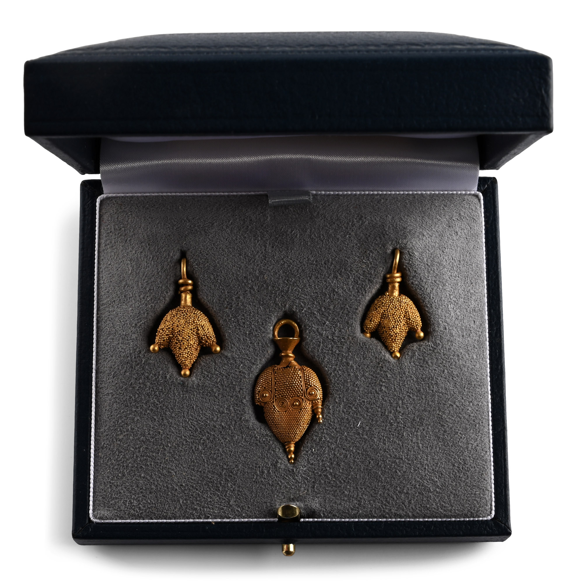 Roman Gold 'Bunched Grape' Jewellery Set