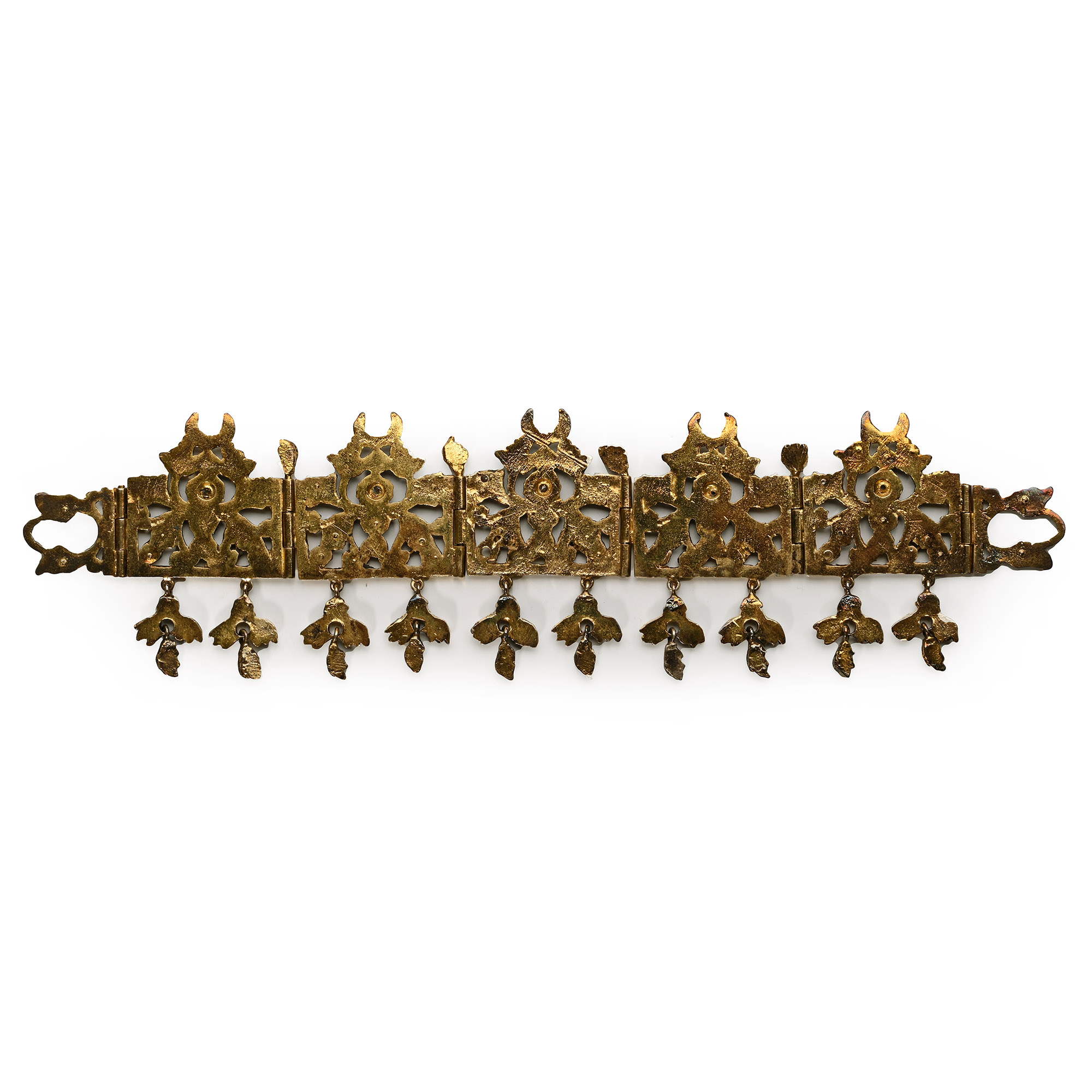 Silver-Gilt Tiara with Diamonds