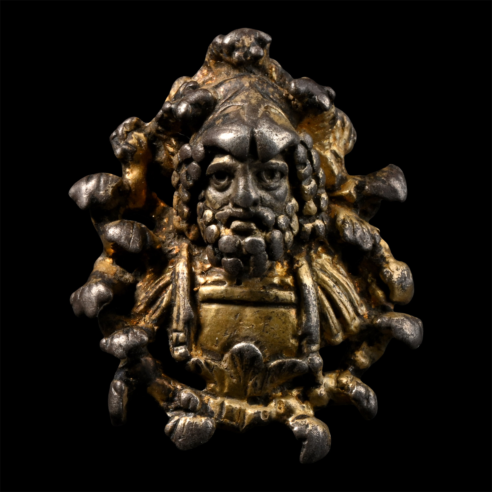 Roman Silver-Gilt Military Mount with Mars Ultor