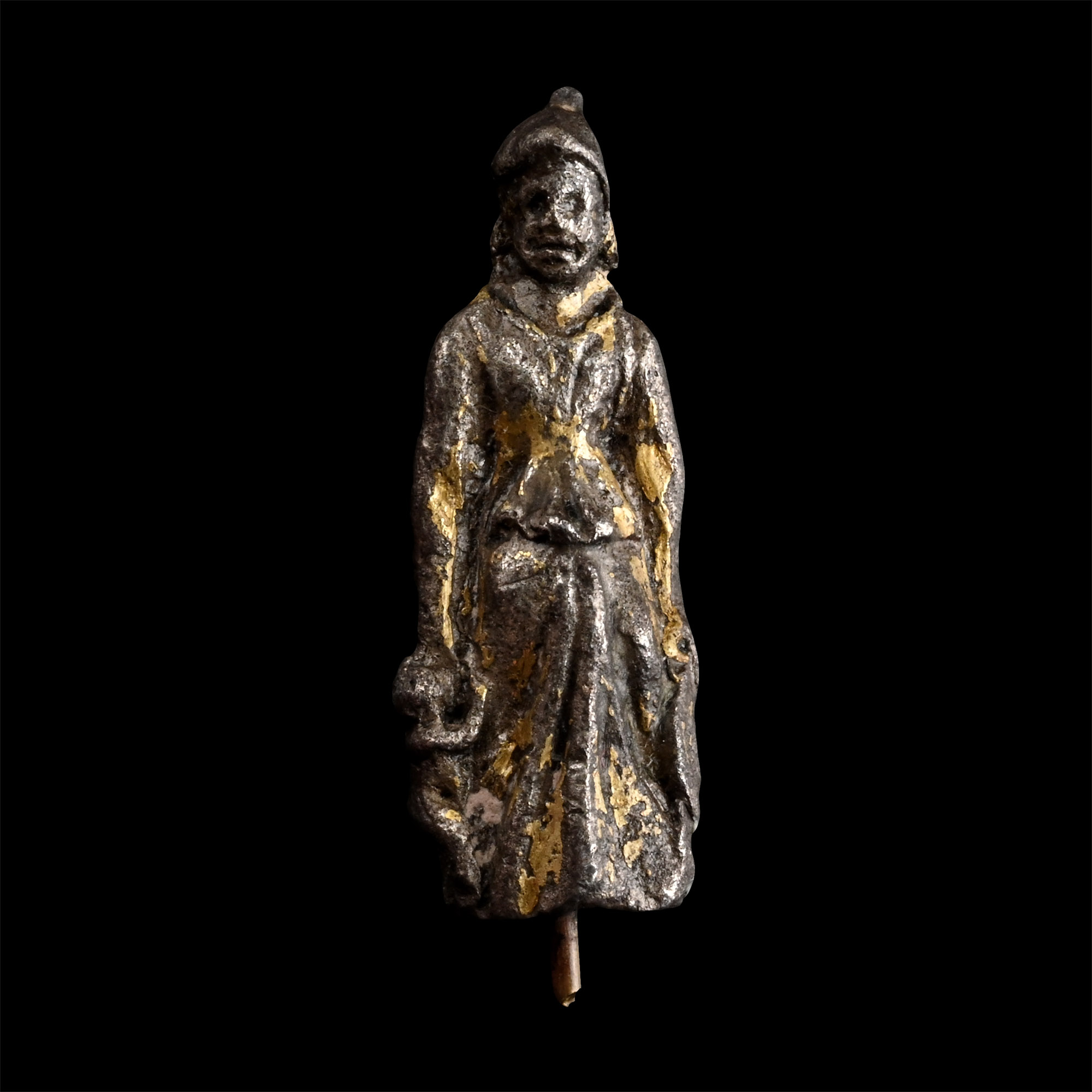Roman Silver-Gilt Statuette of Athena