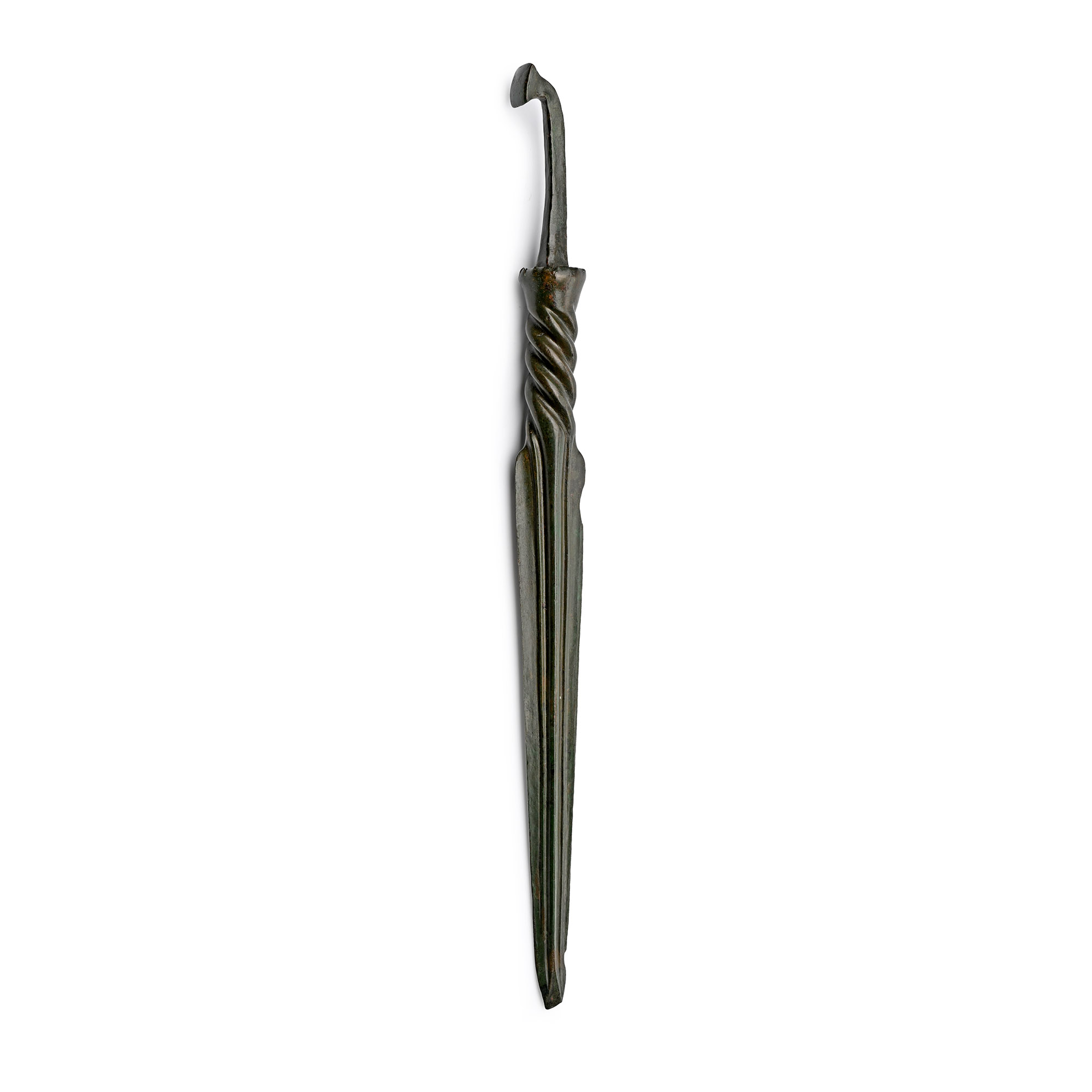 Luristan Bronze Spearhead with 'Twisted' Socket
