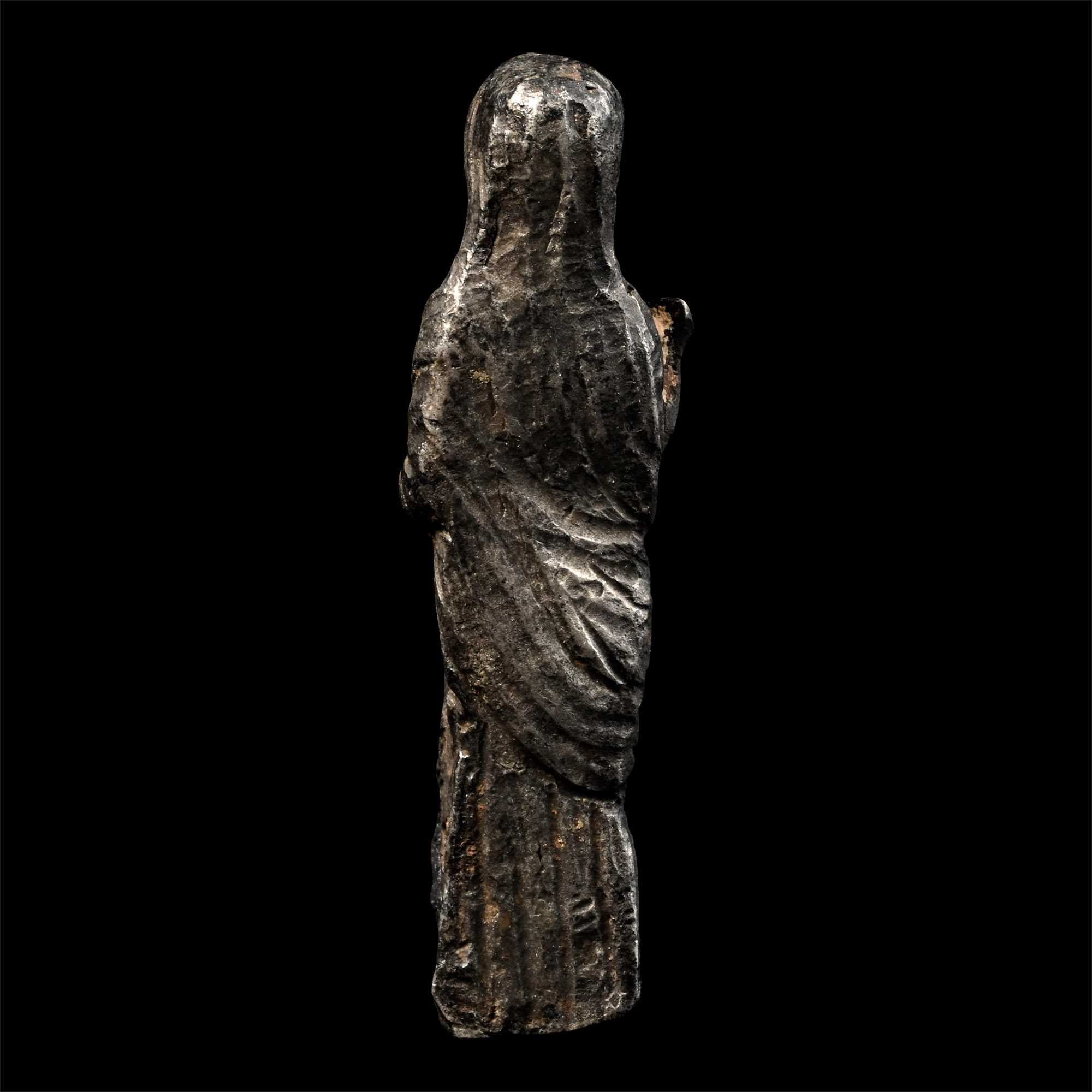 Roman Silver Priestess Statuette