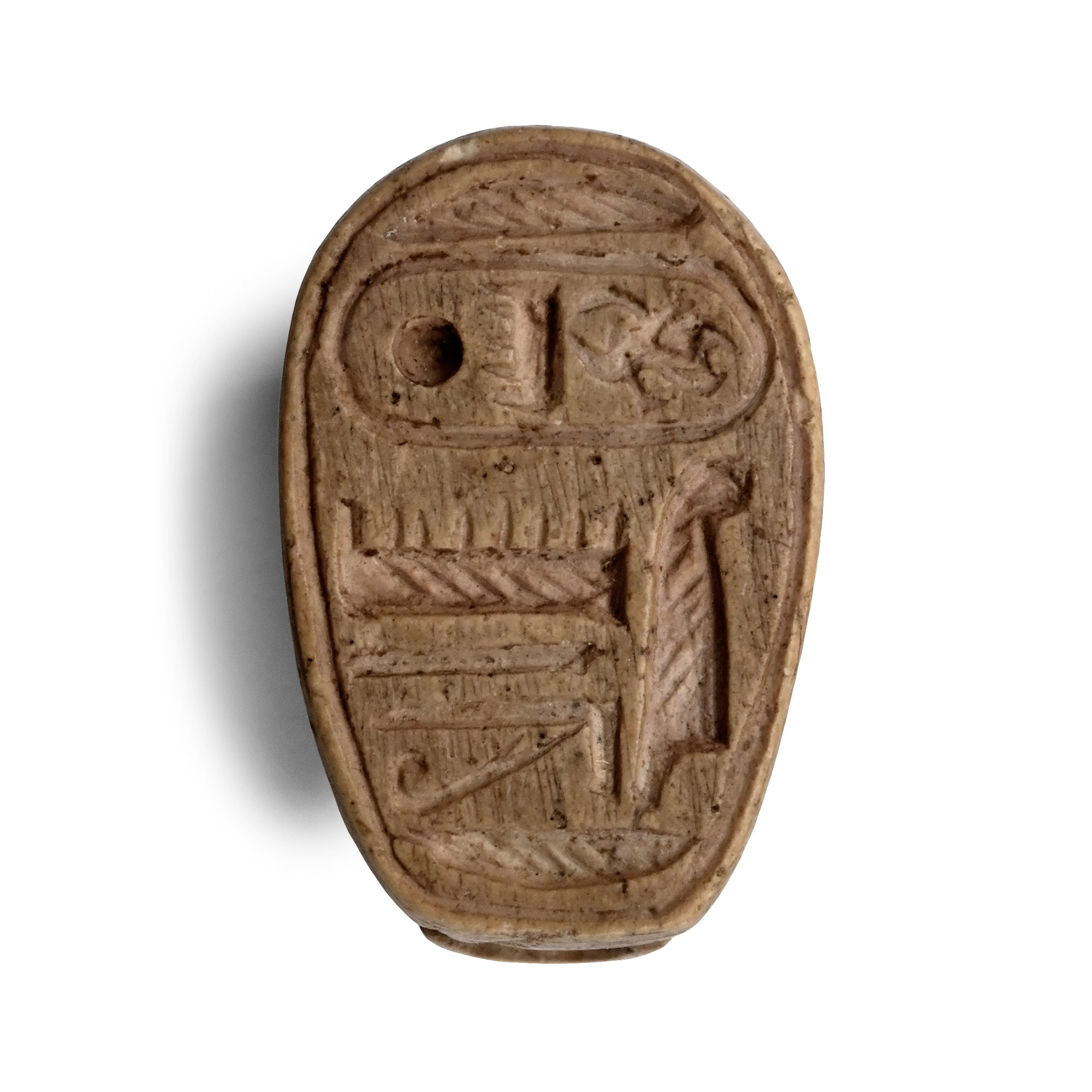 Egyptian Faience Duck Amulet