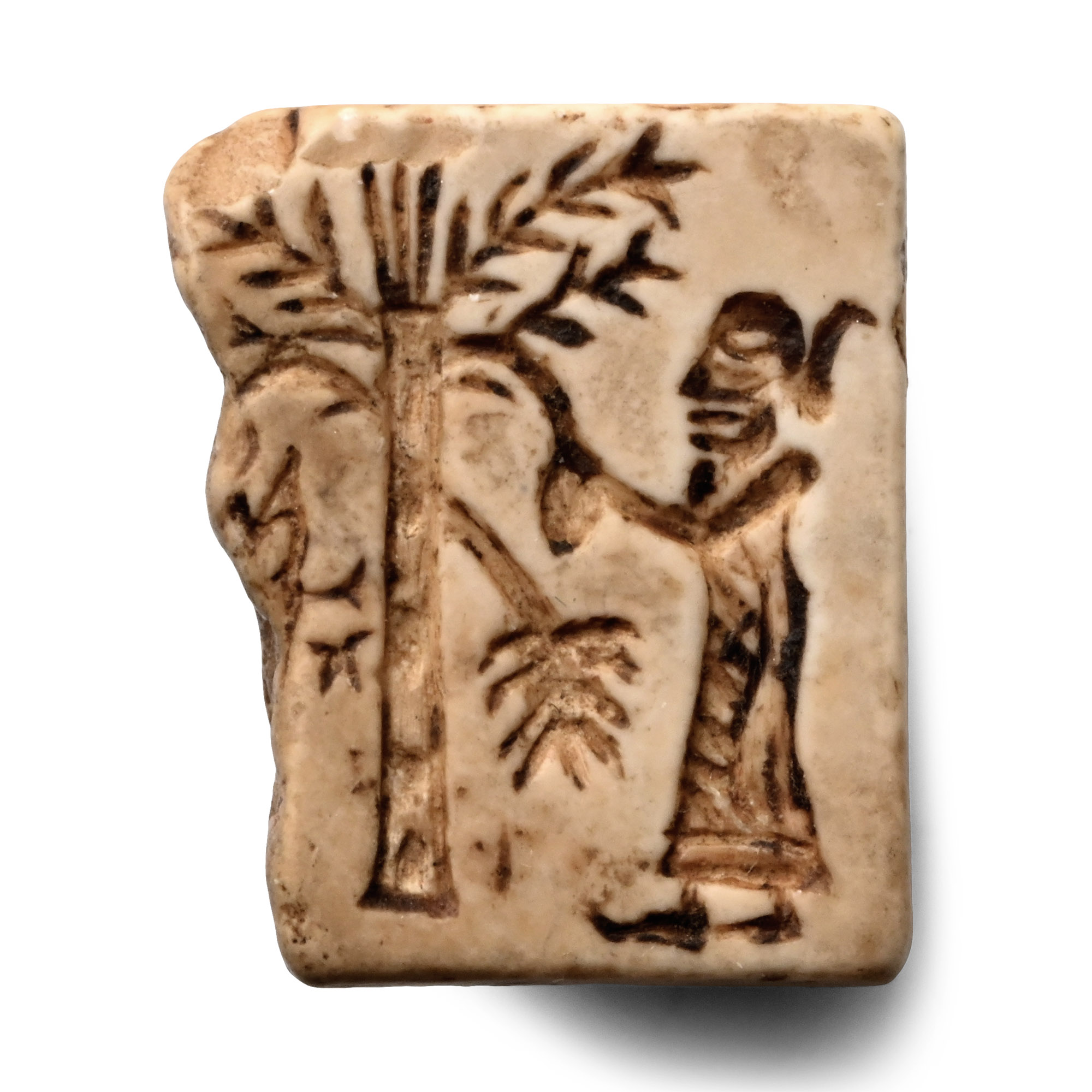 Babylonian Faience Frog Amulet