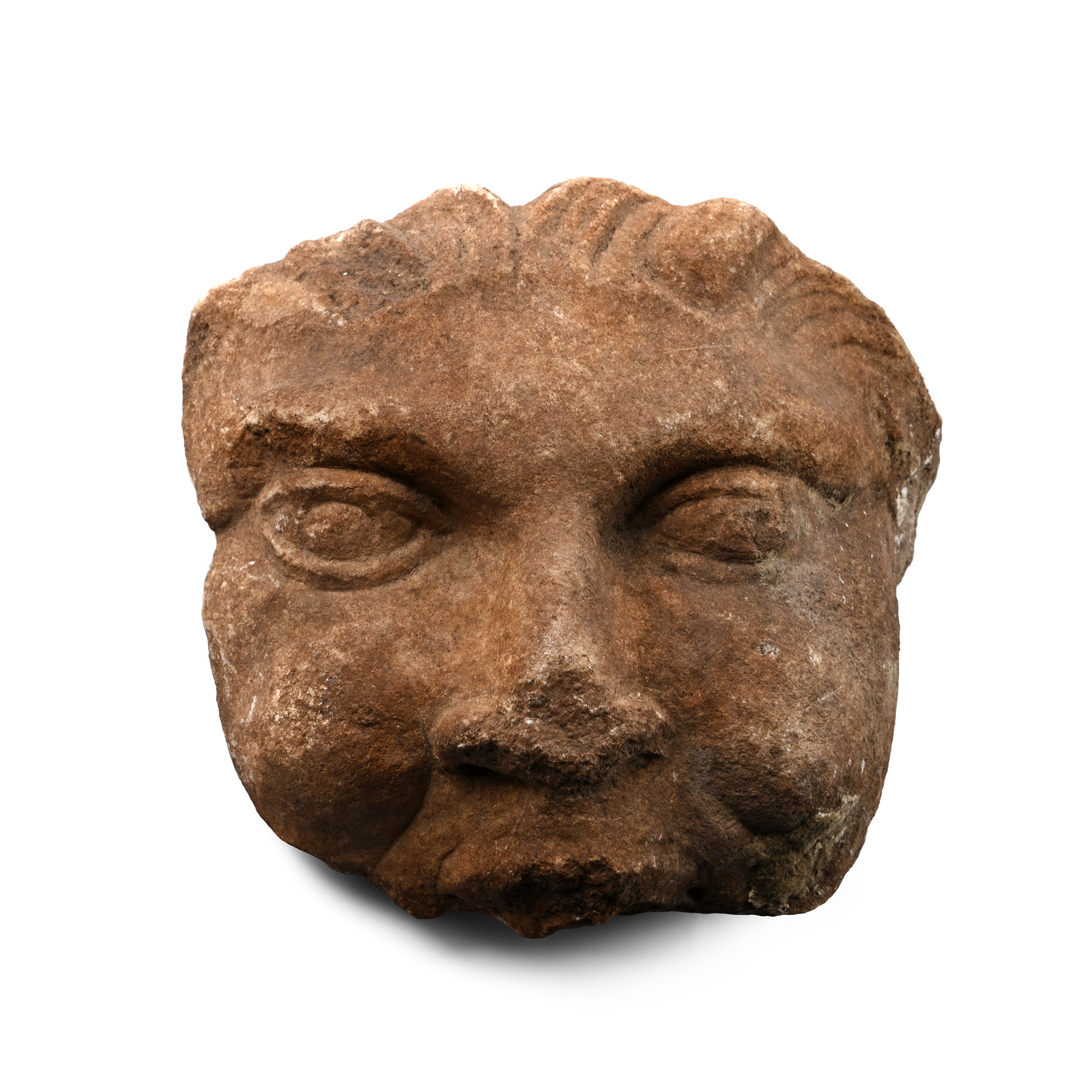 Roman Marble Face Fragment