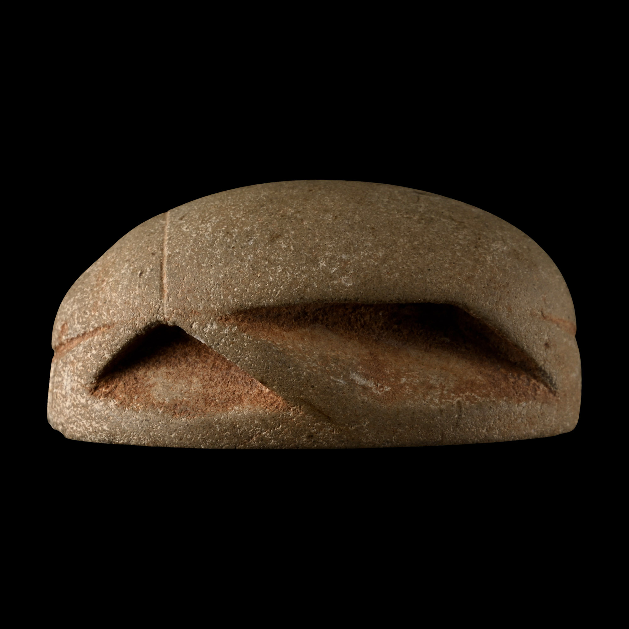Very Large Phoenician Stone Scarab with Hieroglyphics