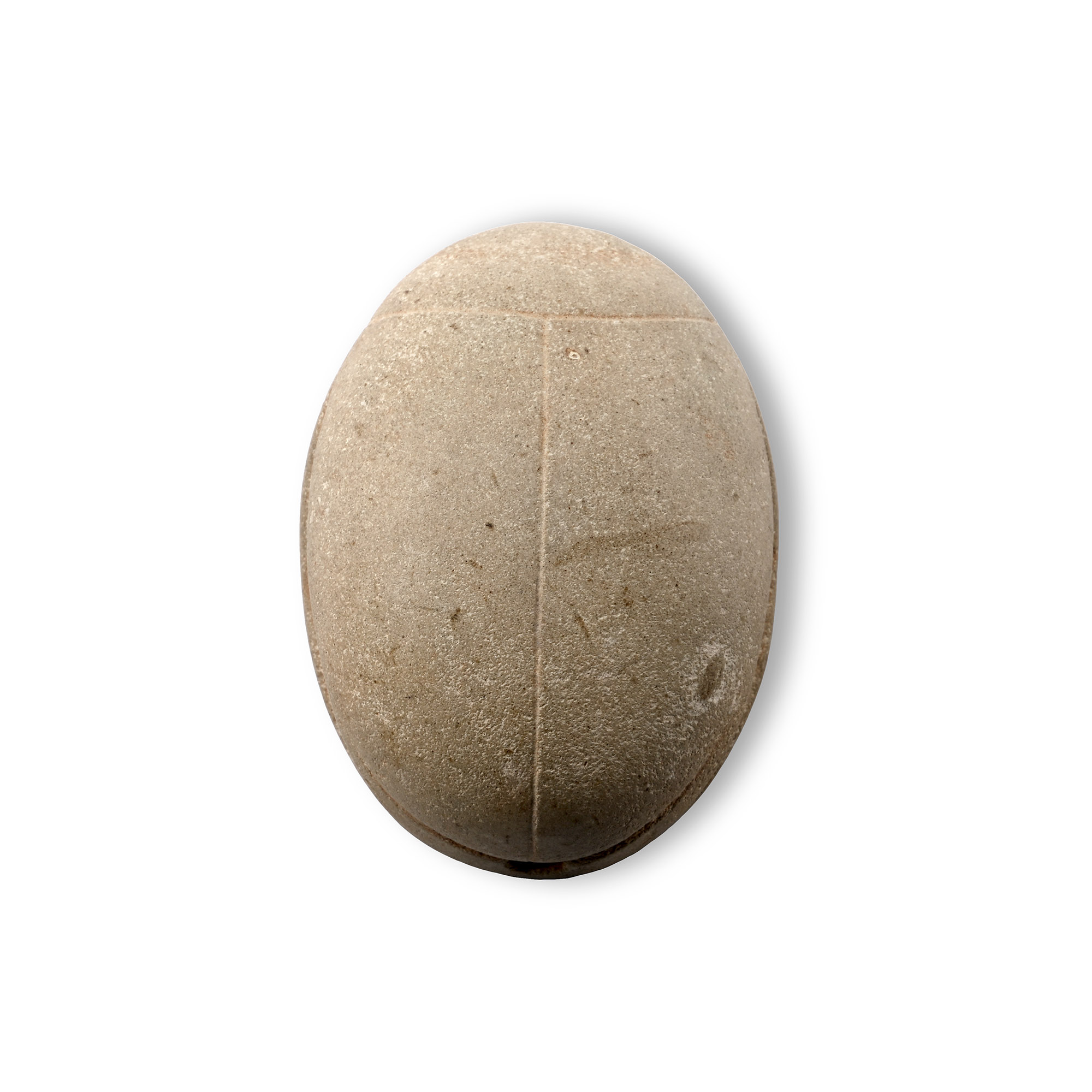 Very Large Phoenician Stone Scarab with Hieroglyphics