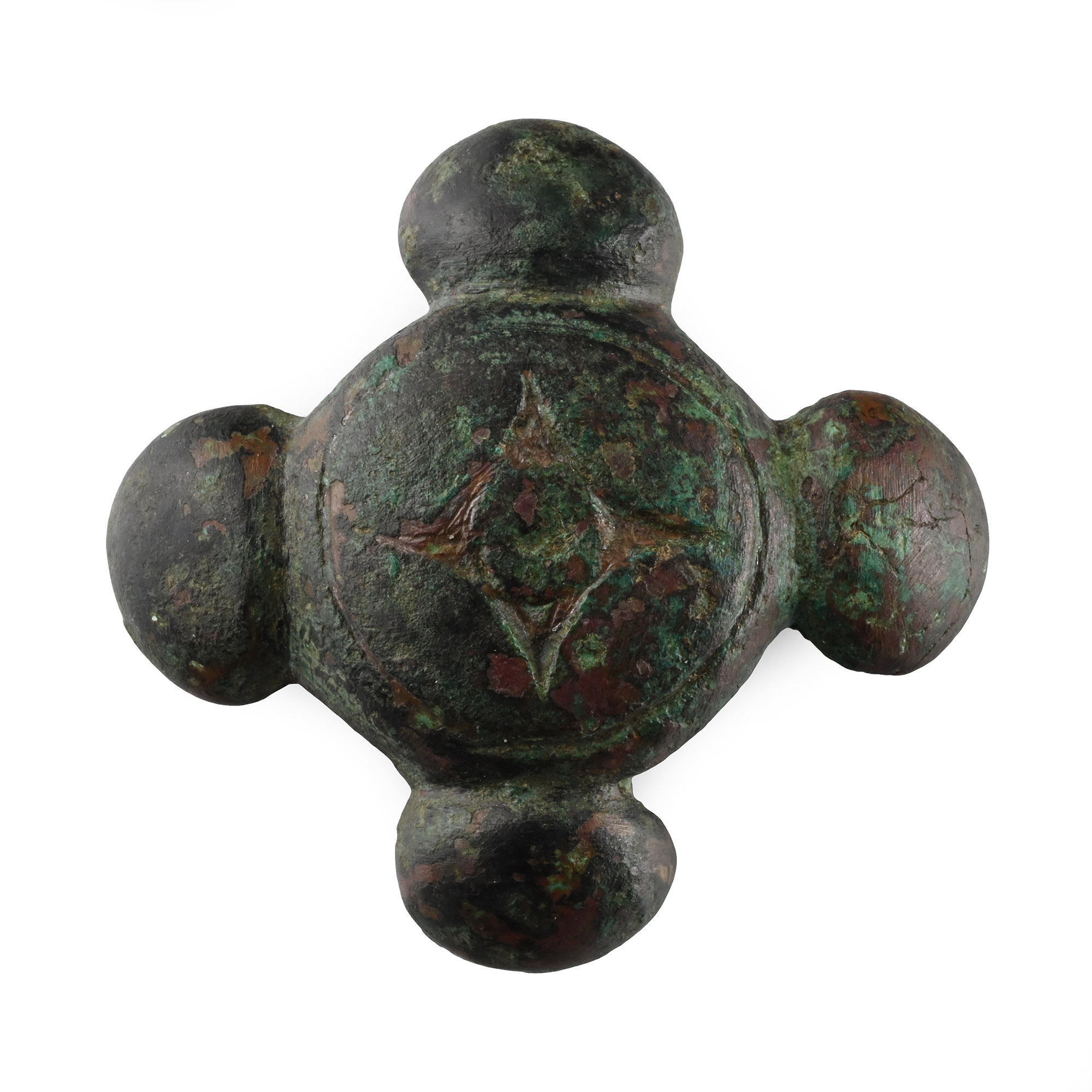 Greek Geometric Bronze Strap Distributor