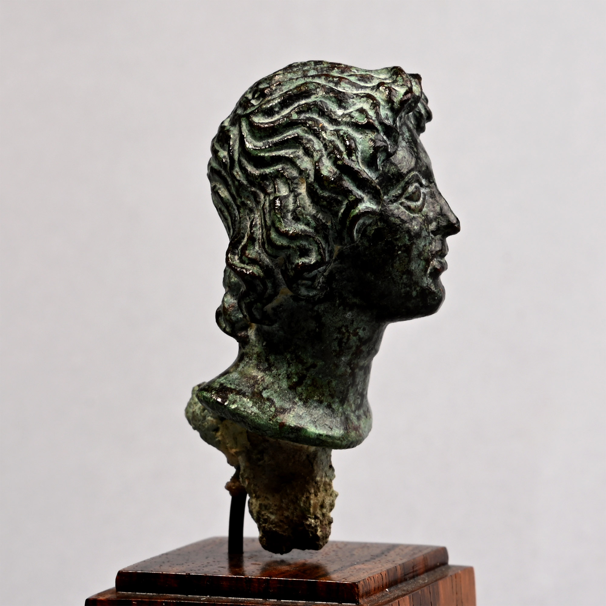 Greek Bronze Head of Alexander 'The Great'
