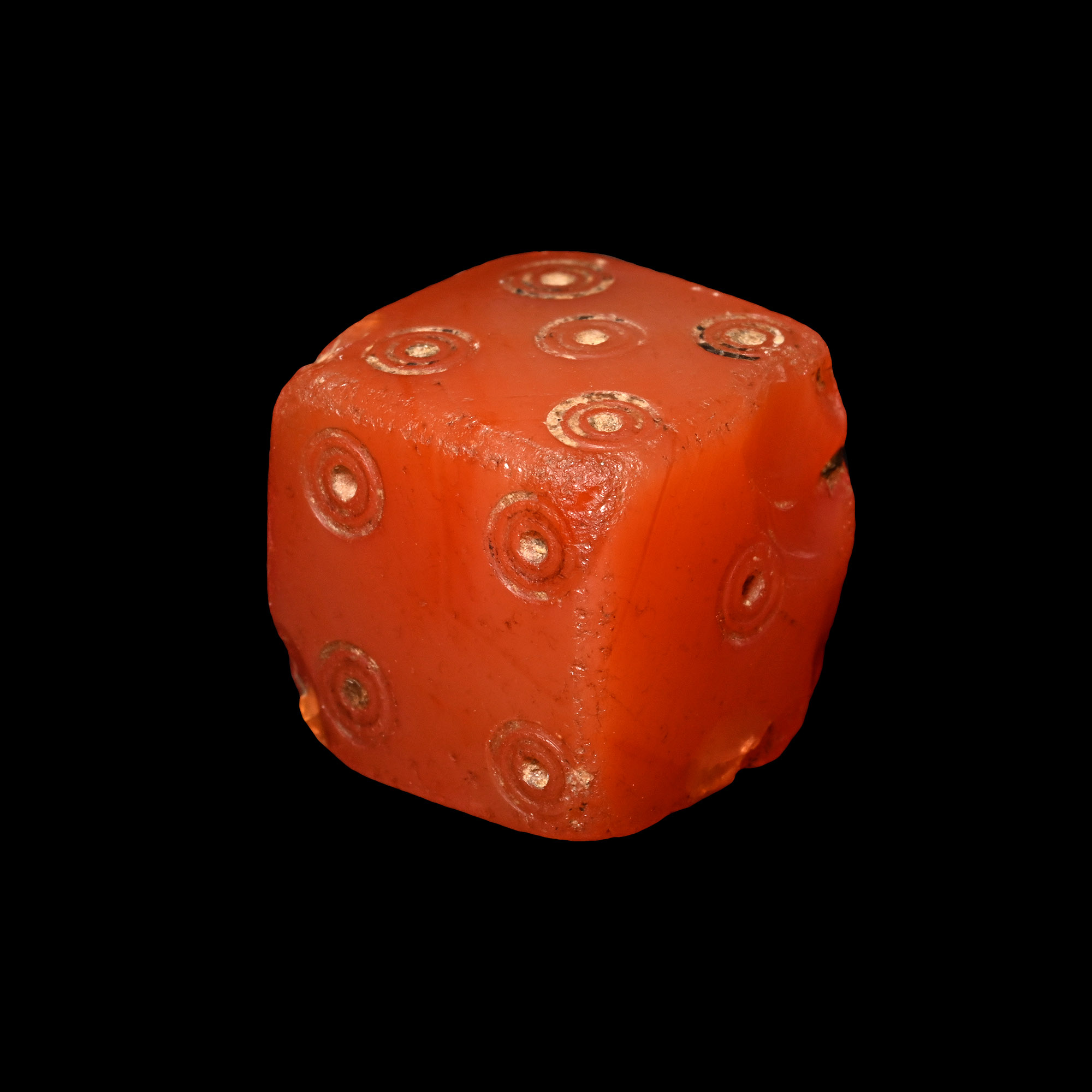 Roman Carnelian Gaming Dice