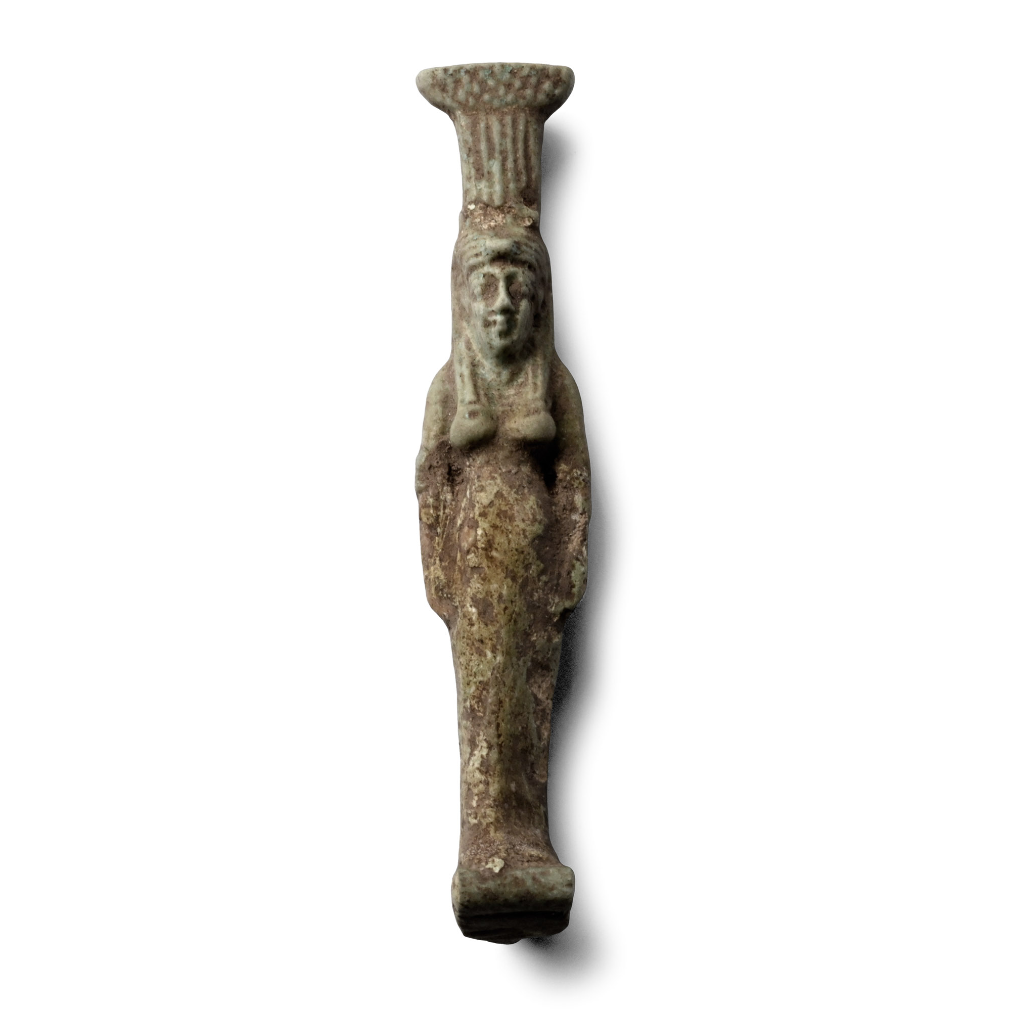 Egyptian Faience Amulet Representing Nephthys