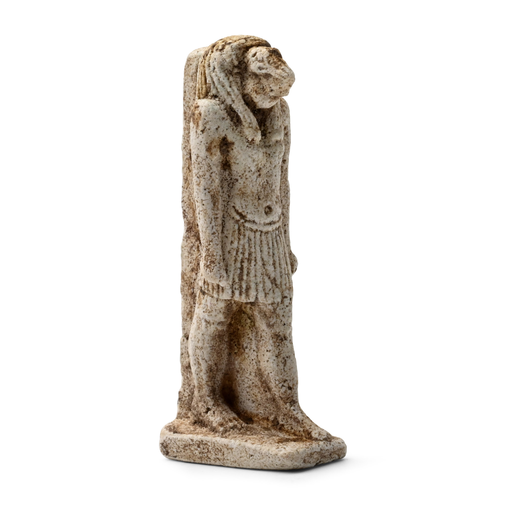 Egyptian Faience Amulet Representing Thoth