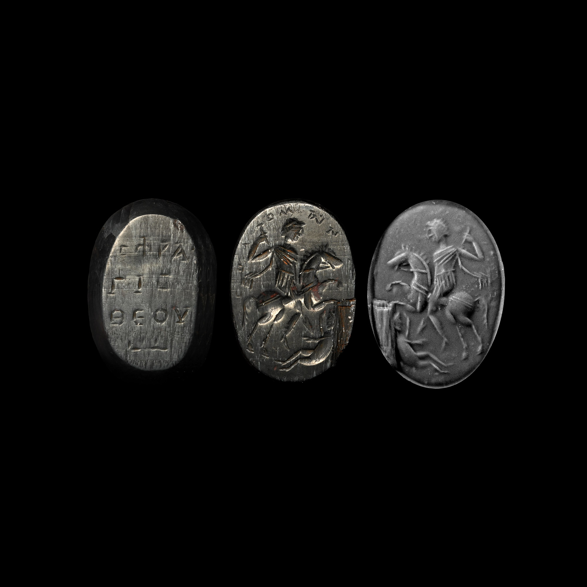 Late Roman Hematite Gnostic Gemstone