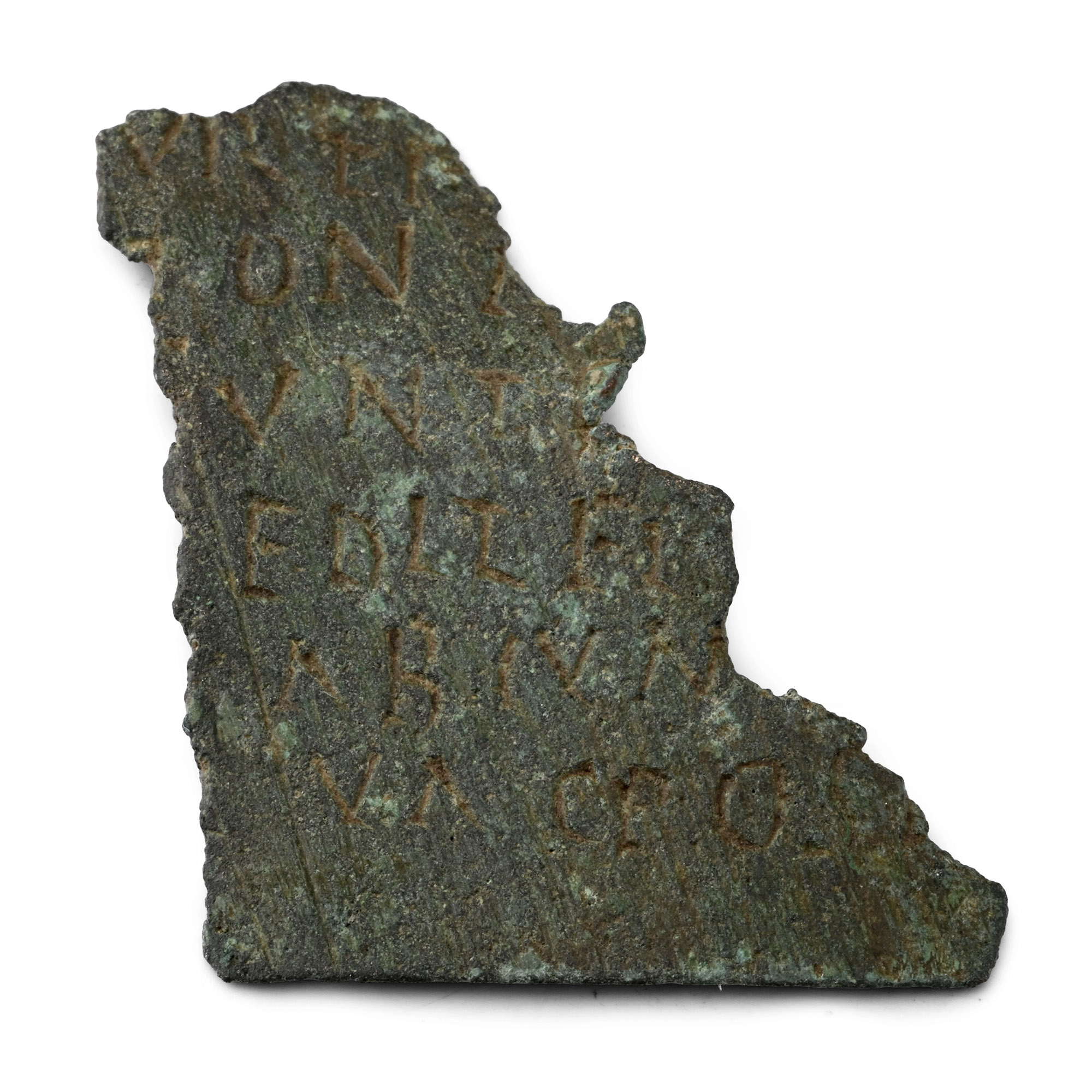 Roman Bronze Military Diploma Fragment Issued Under Antoninus Pius to Auxiliaries Stationed in Moesia Superior