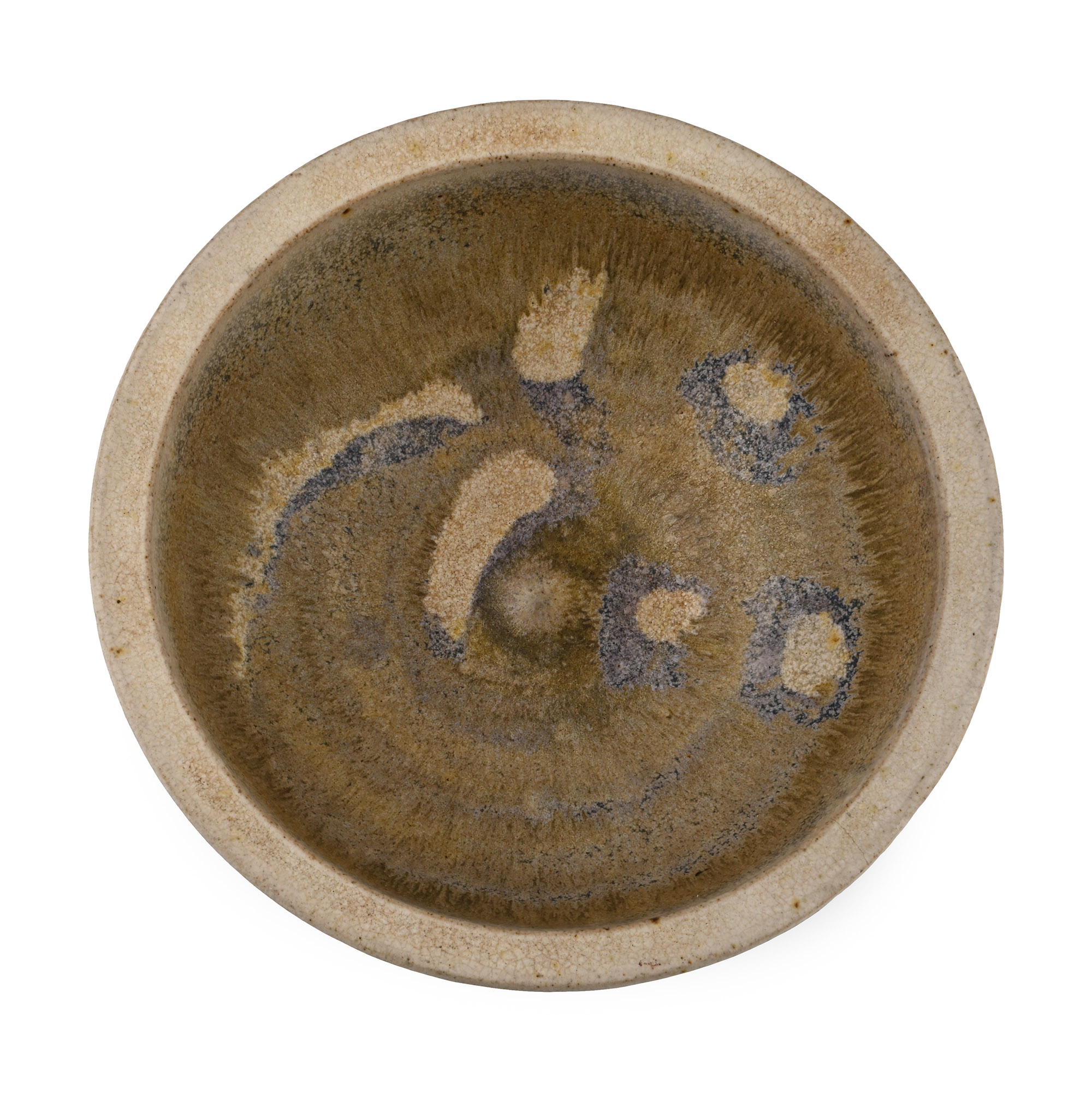 Yuan Style Blue Splash-Decorated Bowl