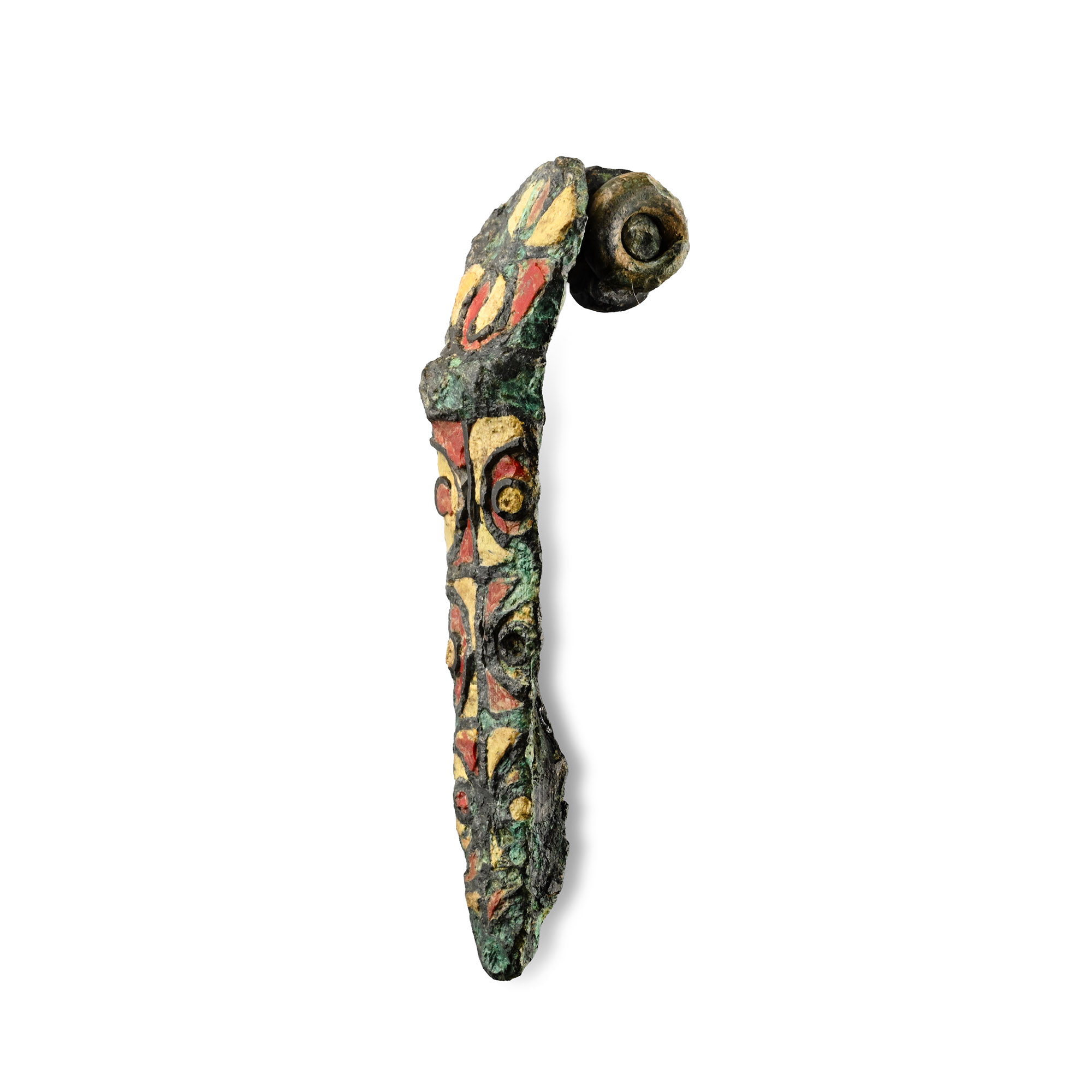 'The Thorpe Audlin' Romano-British Enamelled Bow Brooch